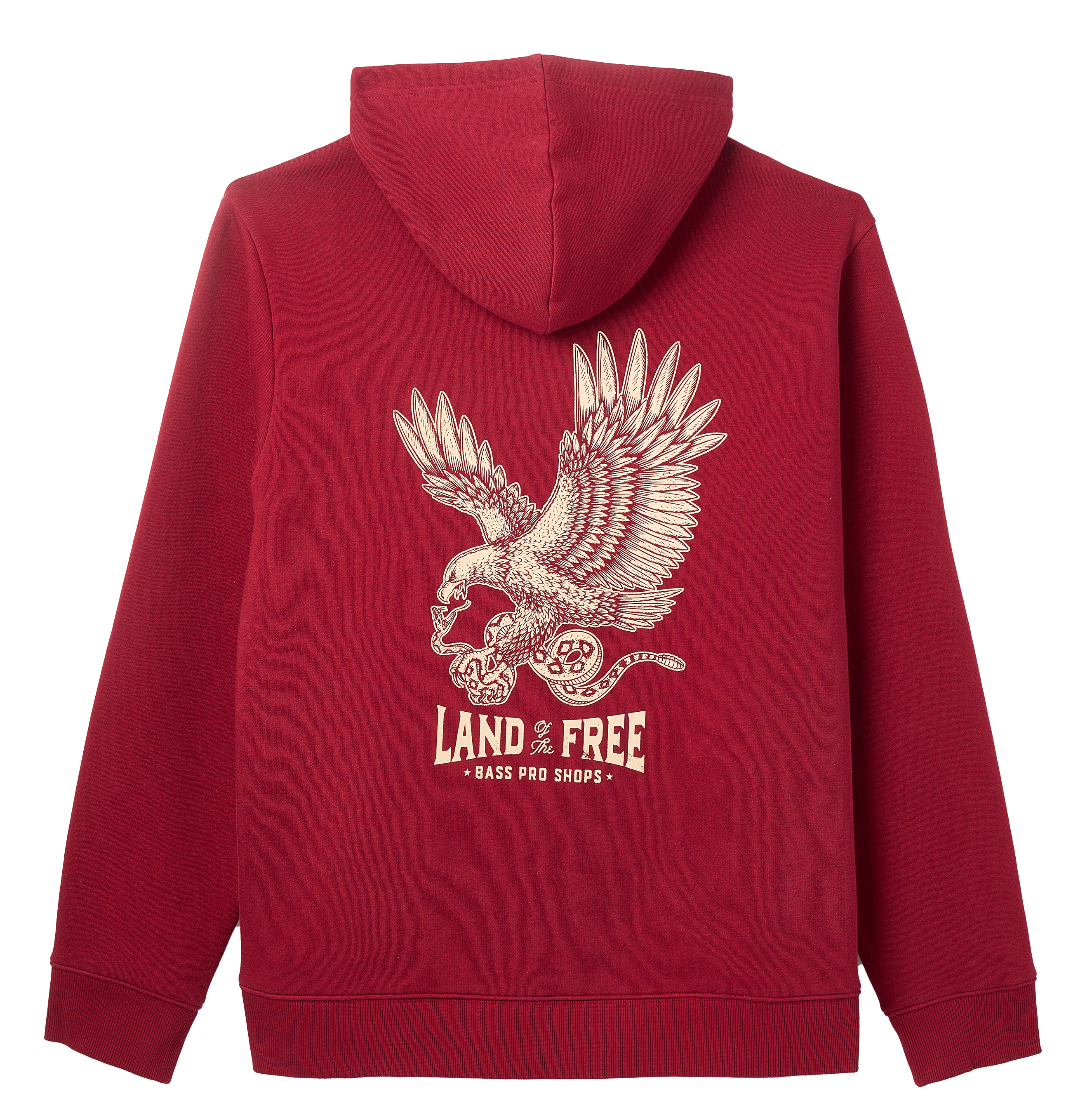 Land of the Free Land of the Free Talons Hoodie - Sundried Tomato - $39.99 at Bass Pro Shops