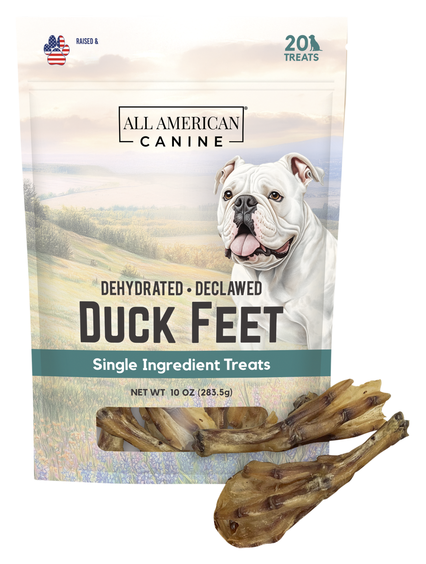 Image of All American Canine Dehydrated Duck Feet