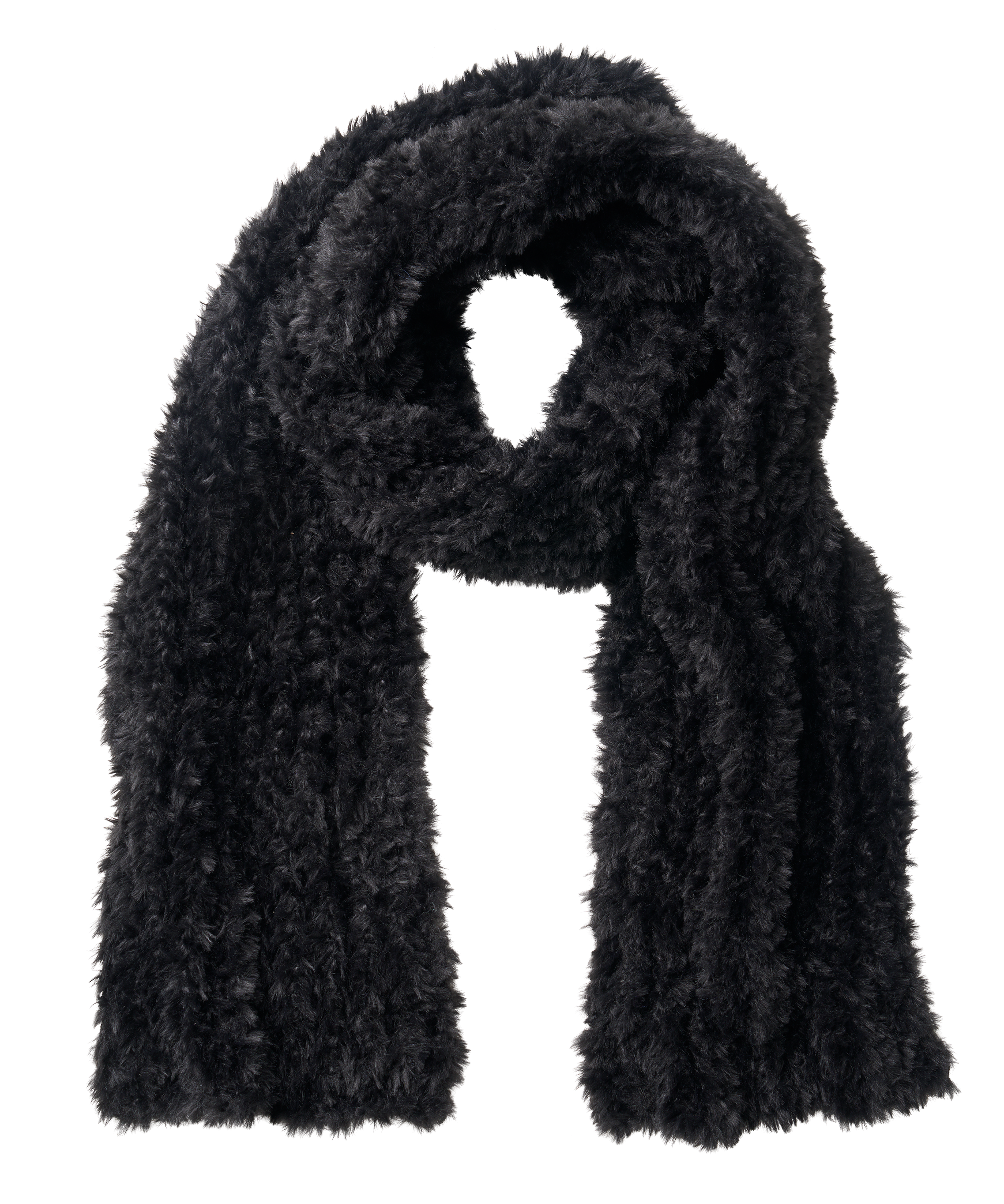 Image of Natural Reflections Snowball Scarf - Black