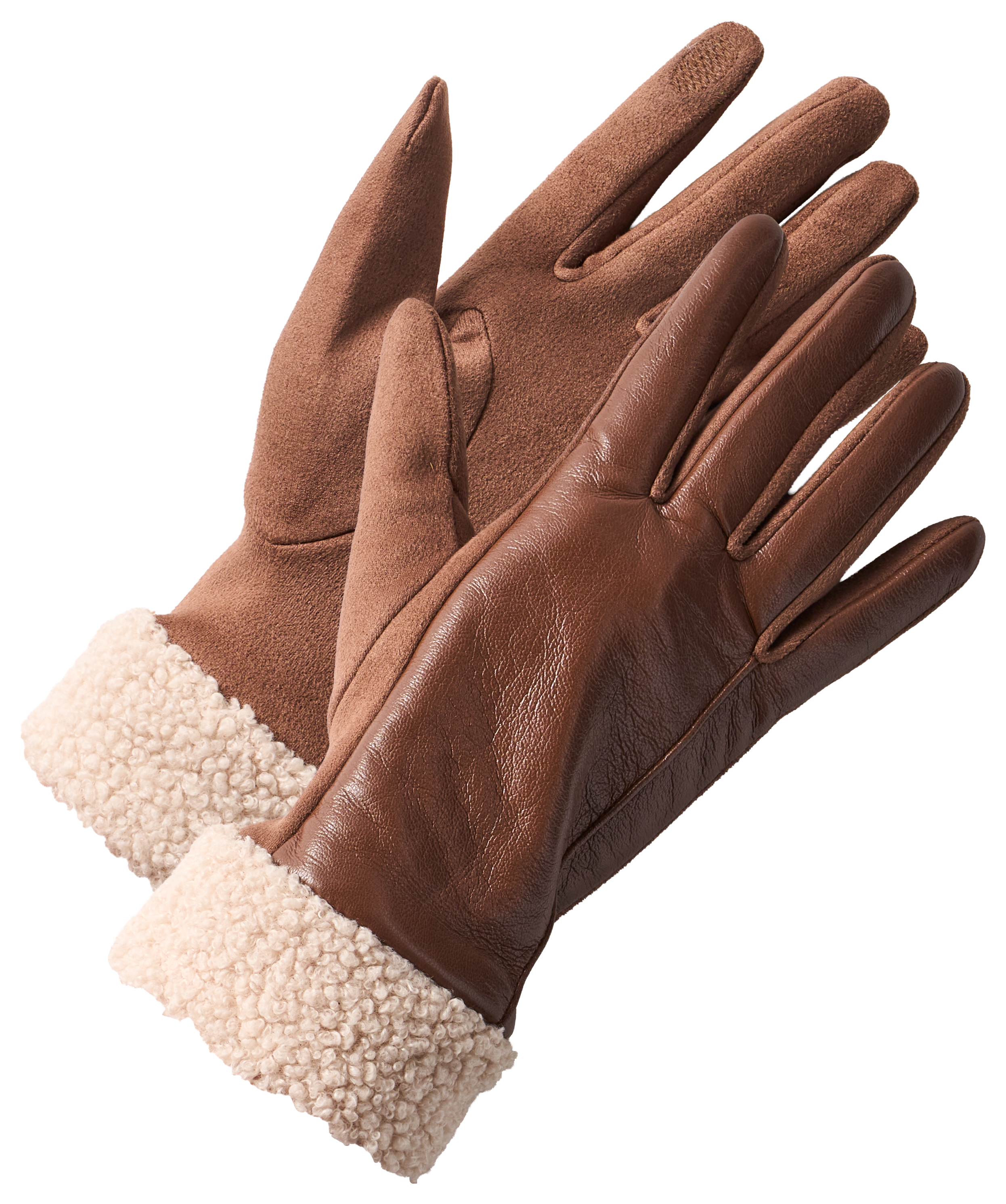 Natural Reflections Natural Reflections Faux-Leather Sherpa Gloves - $15.97 at Bass Pro Shops