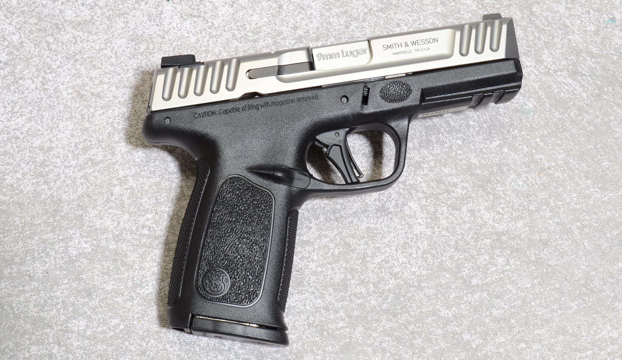 Image of "Smith & Wesson SD9 2.0 Pistol, 9mm Lugger, 4"" Barrel, 1 1/2"