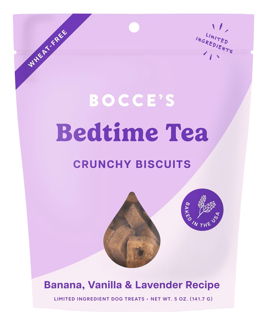 Image of Bocce's Bakery Bedtime Tea Crunchy Biscuit Dog Treats