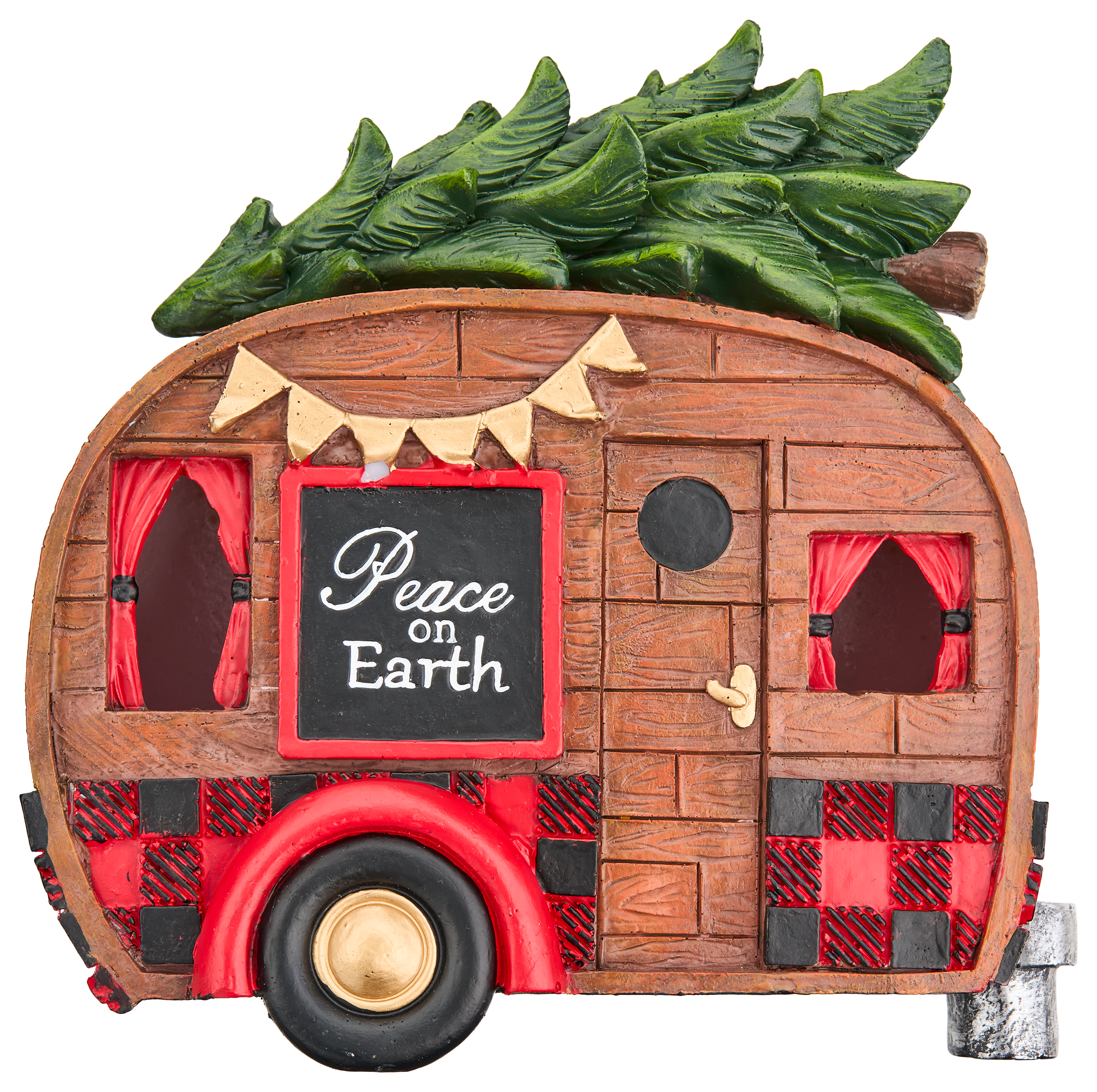 BASS PRO SHOPS Resin Camper With LED Lights
