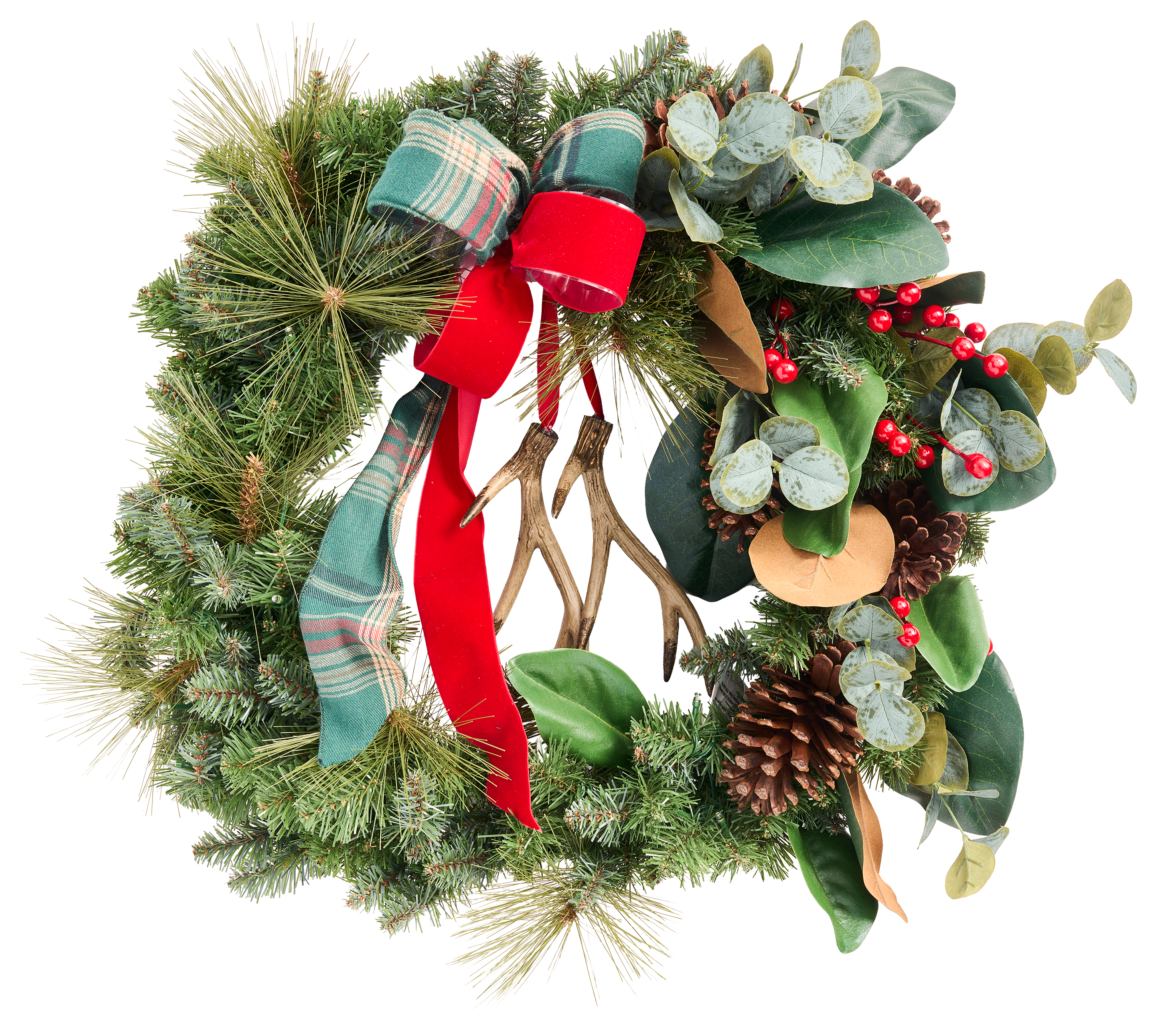 BASS PRO SHOPS Lighted Antler Wreath
