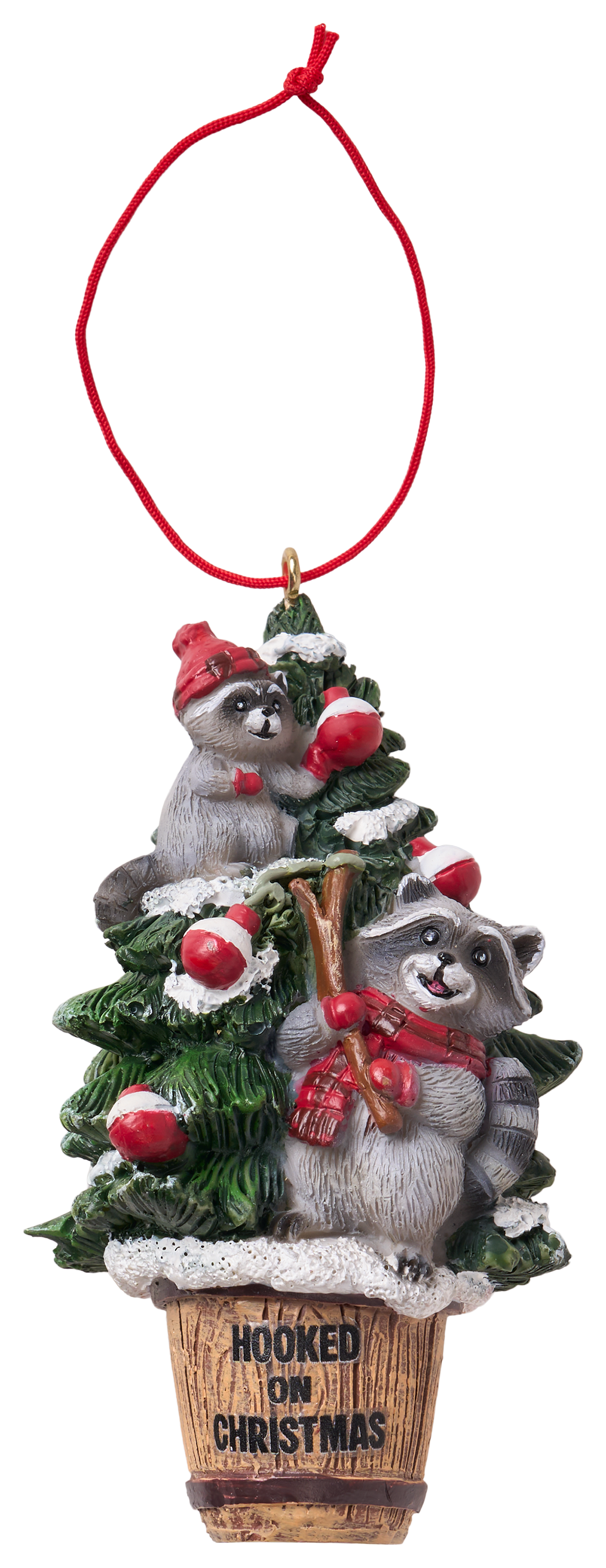 BASS PRO SHOPS Raccoon Christmas Tree Ornament