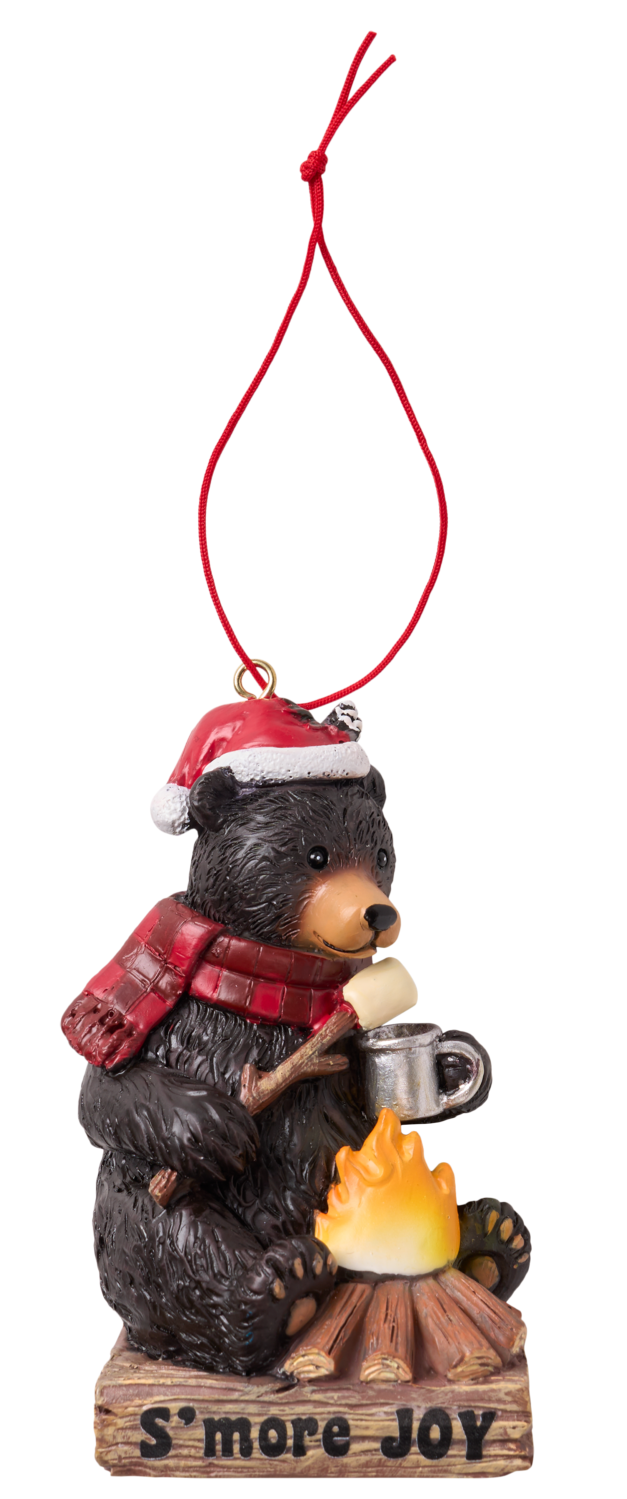 BASS PRO SHOPS Campfire Bear Ornament