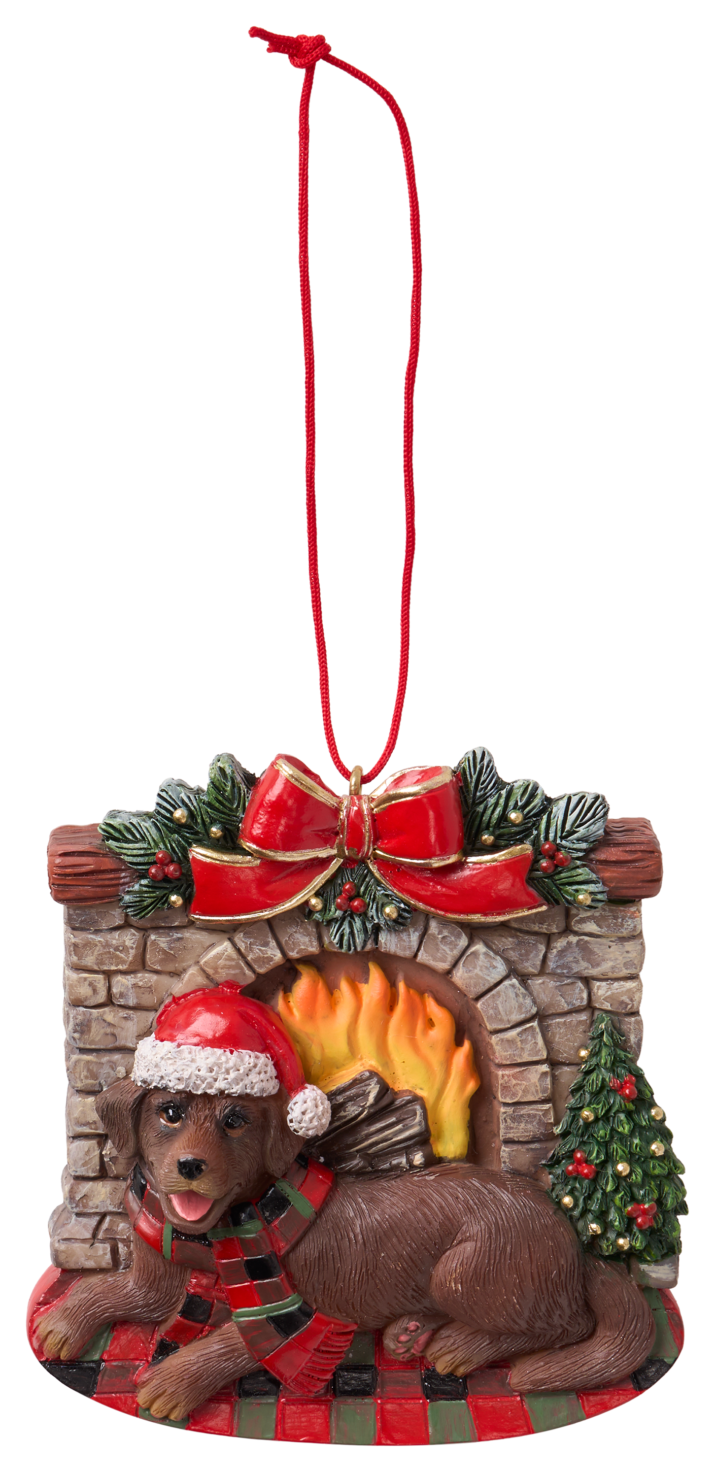 Bass Pro Shops Fireplace Labrador Ornament