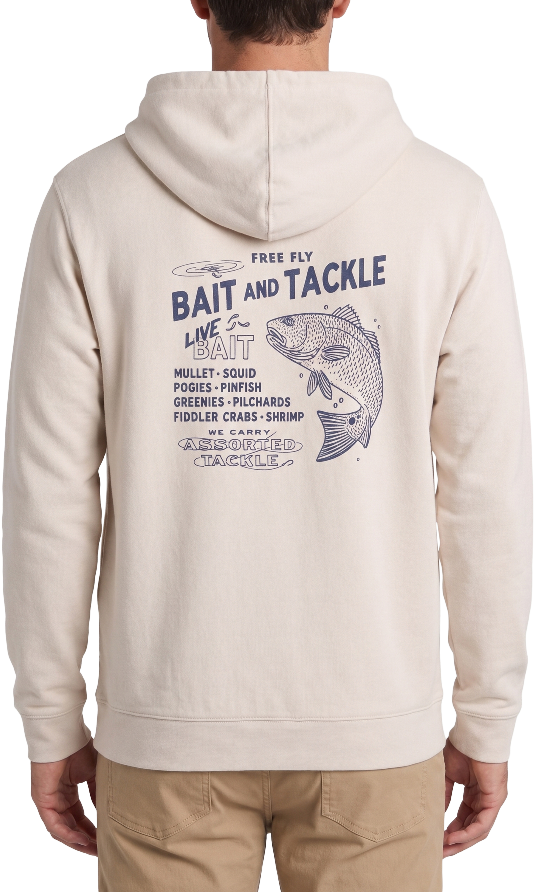Free Fly Free Fly Bait Shop Fleece Hoodie - French Oak - $68.00 at Bass Pro Shops