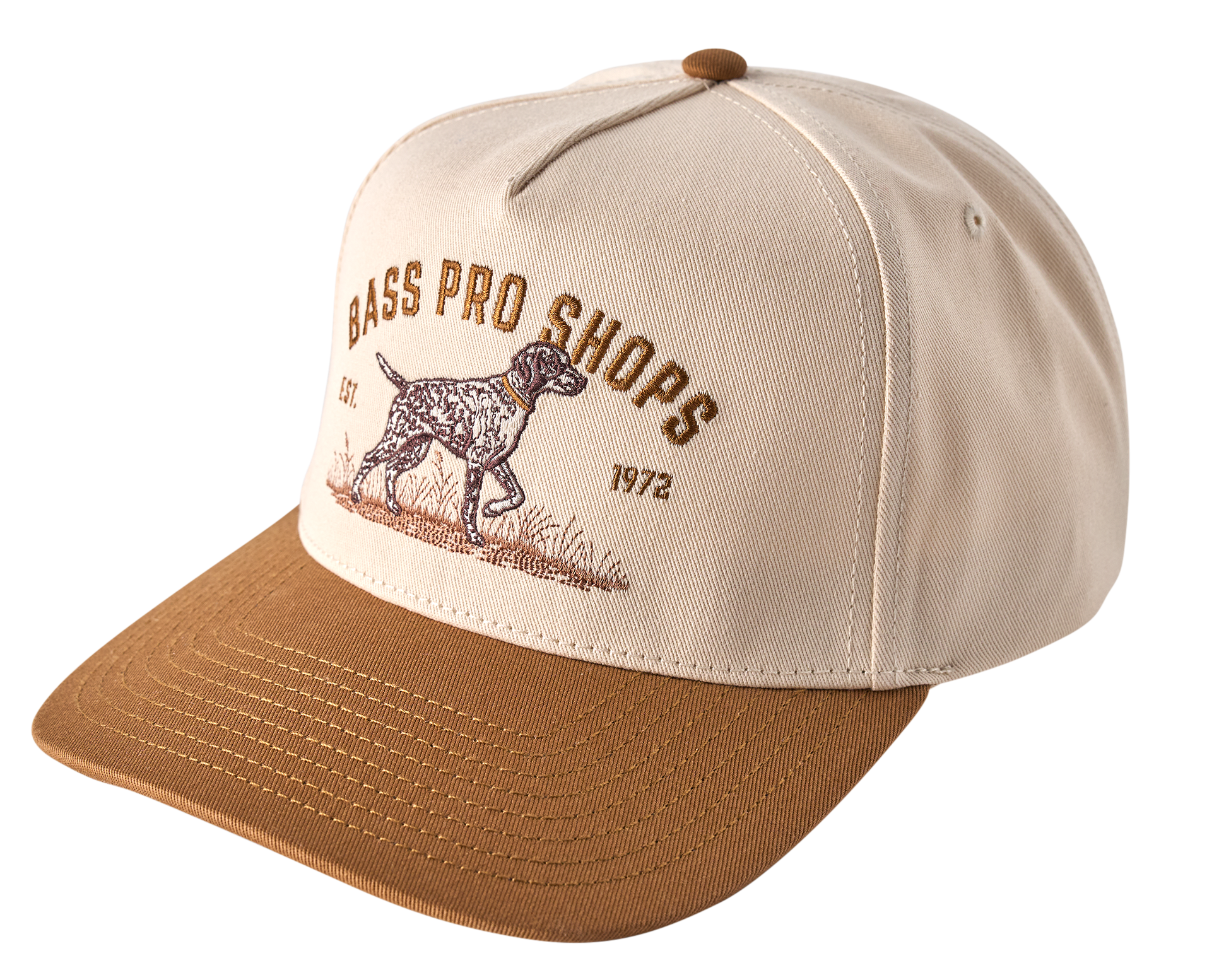Image of Bass Pro Shops Embroidered Logo Dog Graphic Adjustable Cap