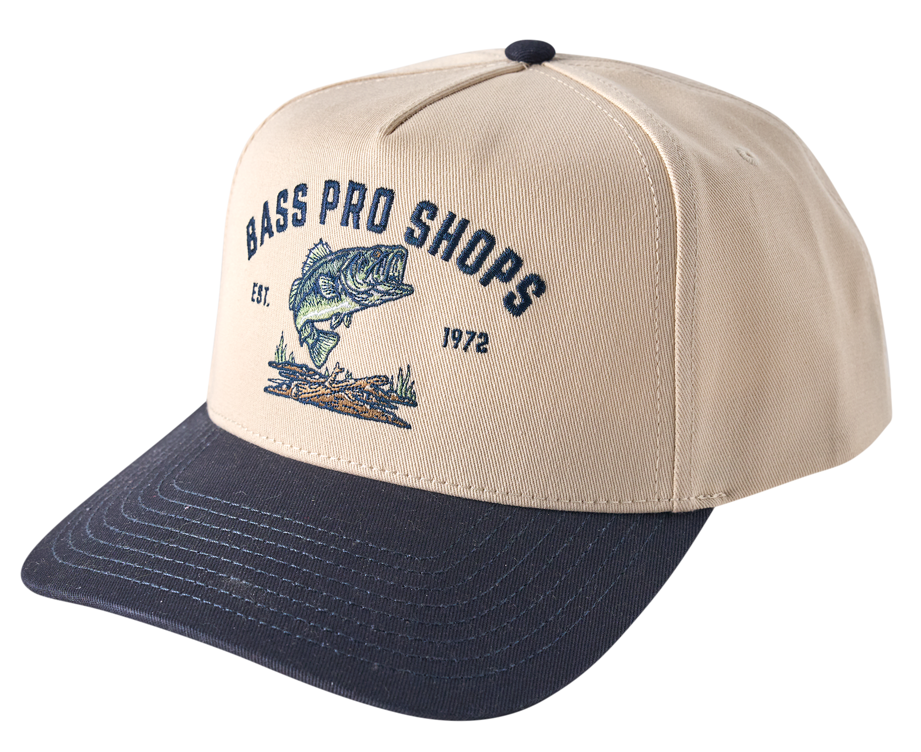 Image of Bass Pro Shops Embroidered Logo Bass Graphic Adjustable Cap