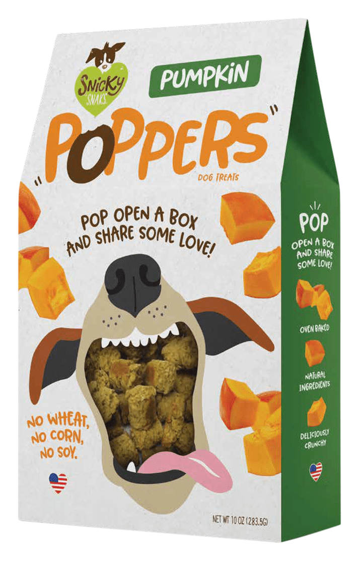 Image of Snicky Snacks Pumpkins Poppers Dog Treats