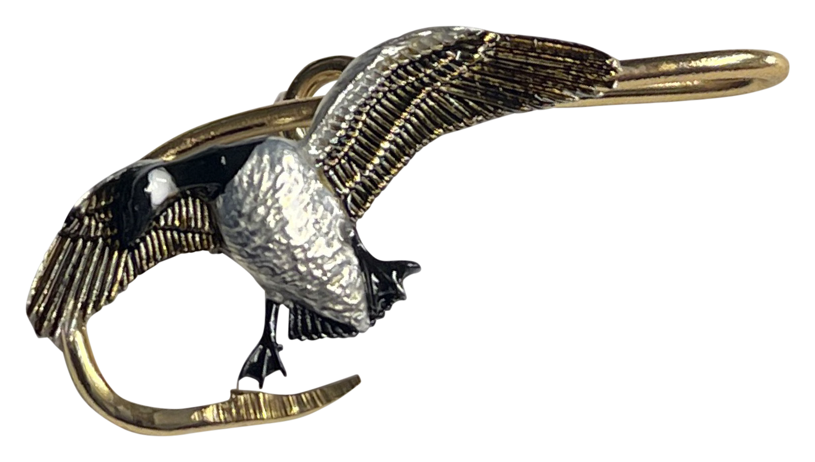 Image of Hookits Canada Goose Fishing Hook Hat Pin Clip