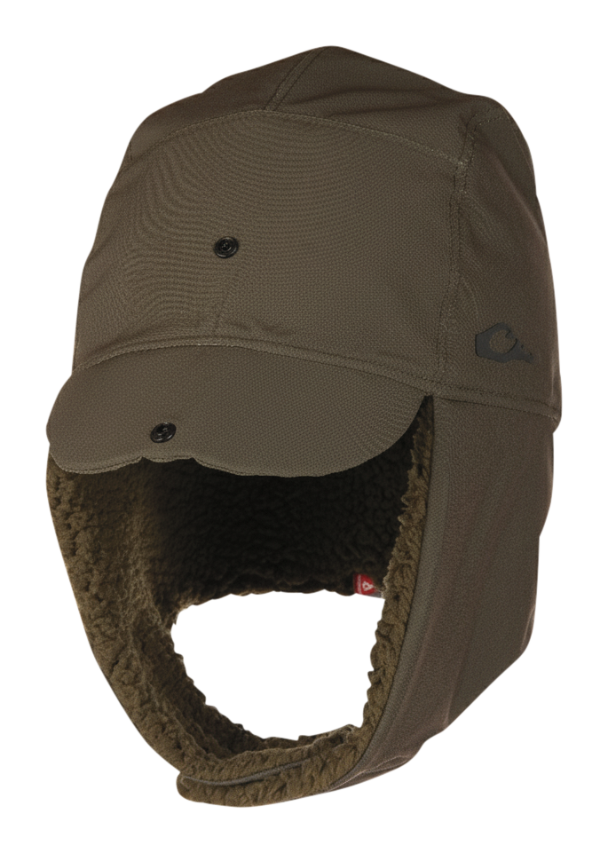 Image of Drake Waterfowl LST BMF Bomber Hat with Primaloft - Green Timber