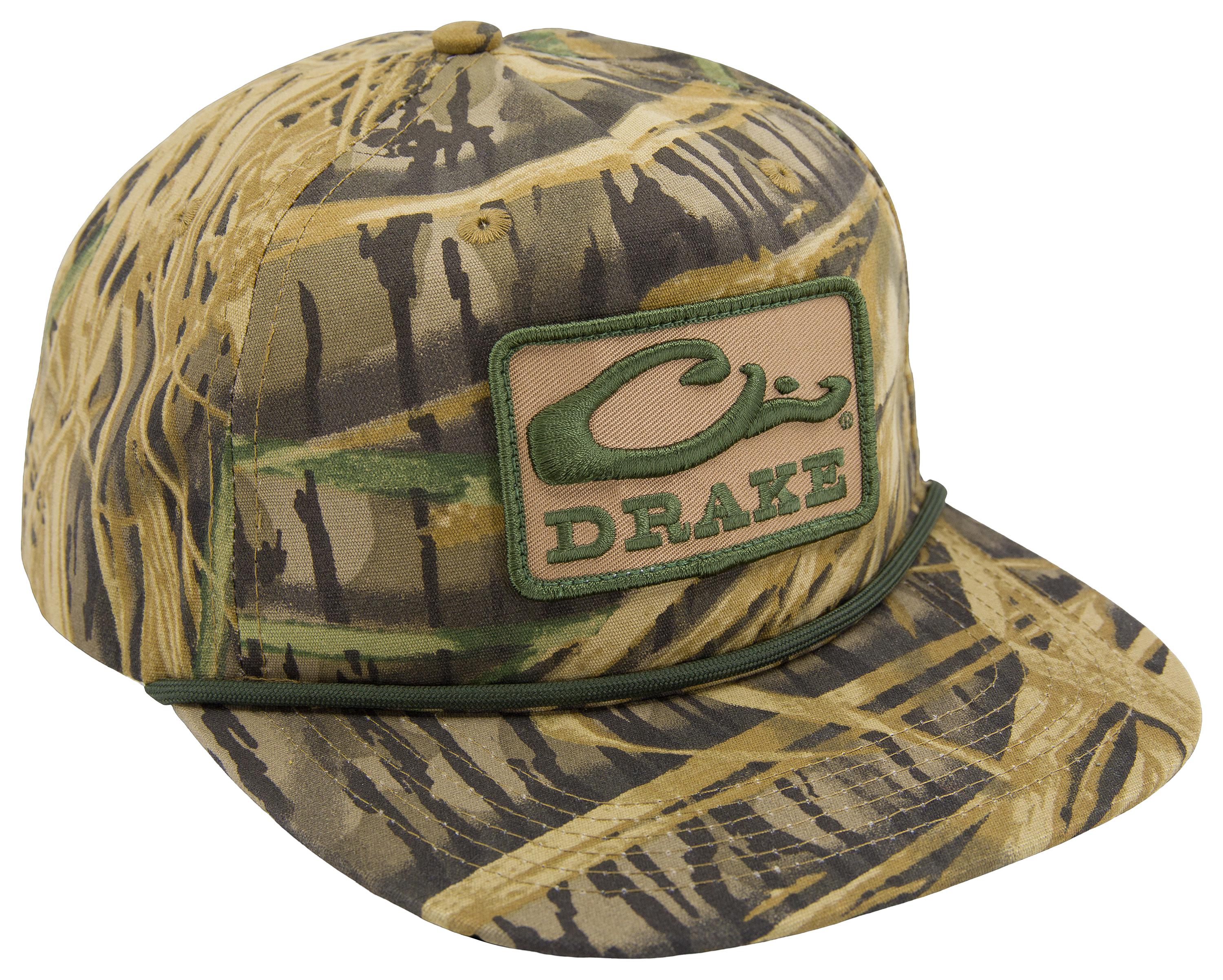 Image of Drake Waterfowl X Lost Goat Rope Patch Cap - Mossy Oak Shadow Grass