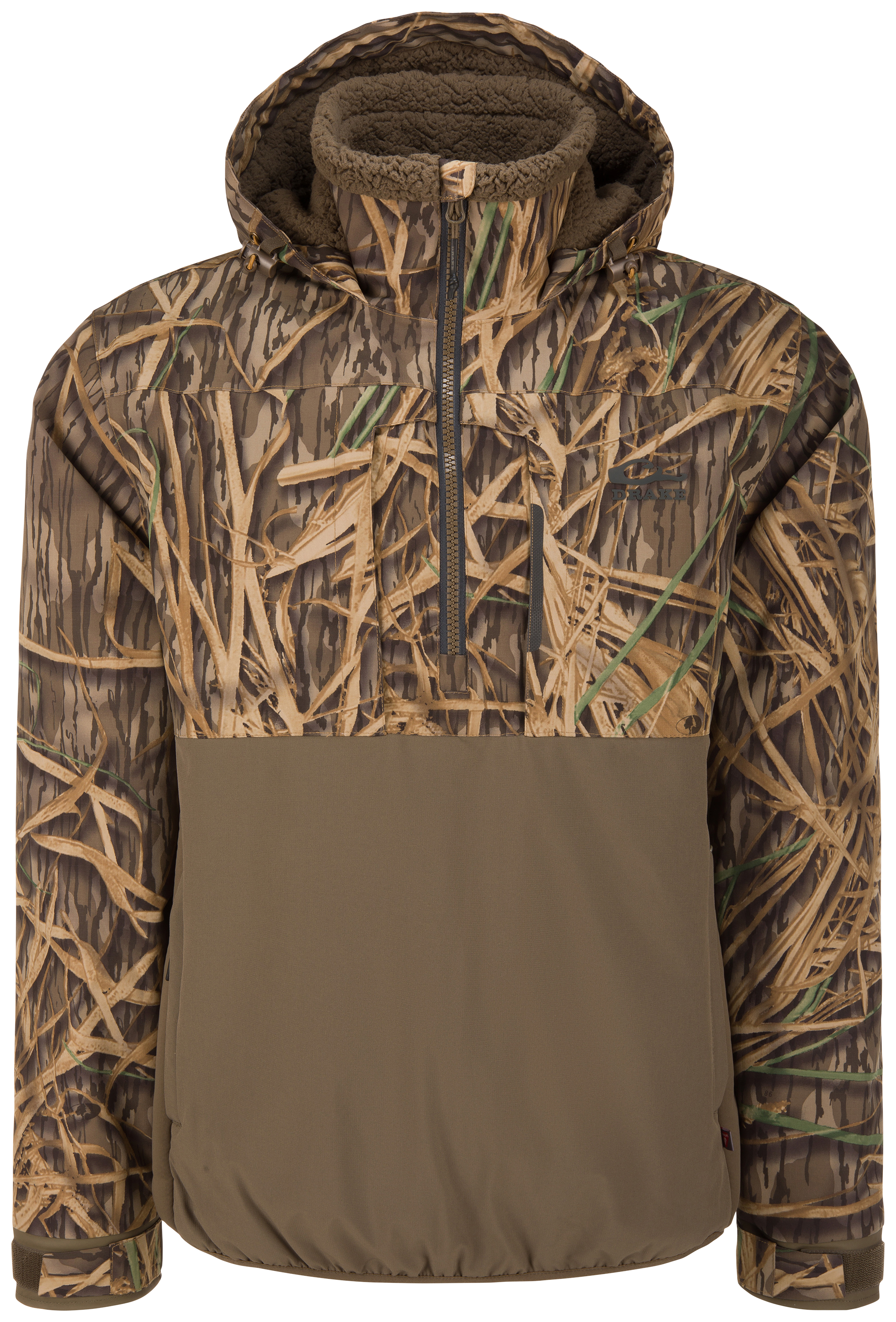 Image of Drake Waterfowl LST BMF Eqwader Half-Zip Hoodie with Primaloft