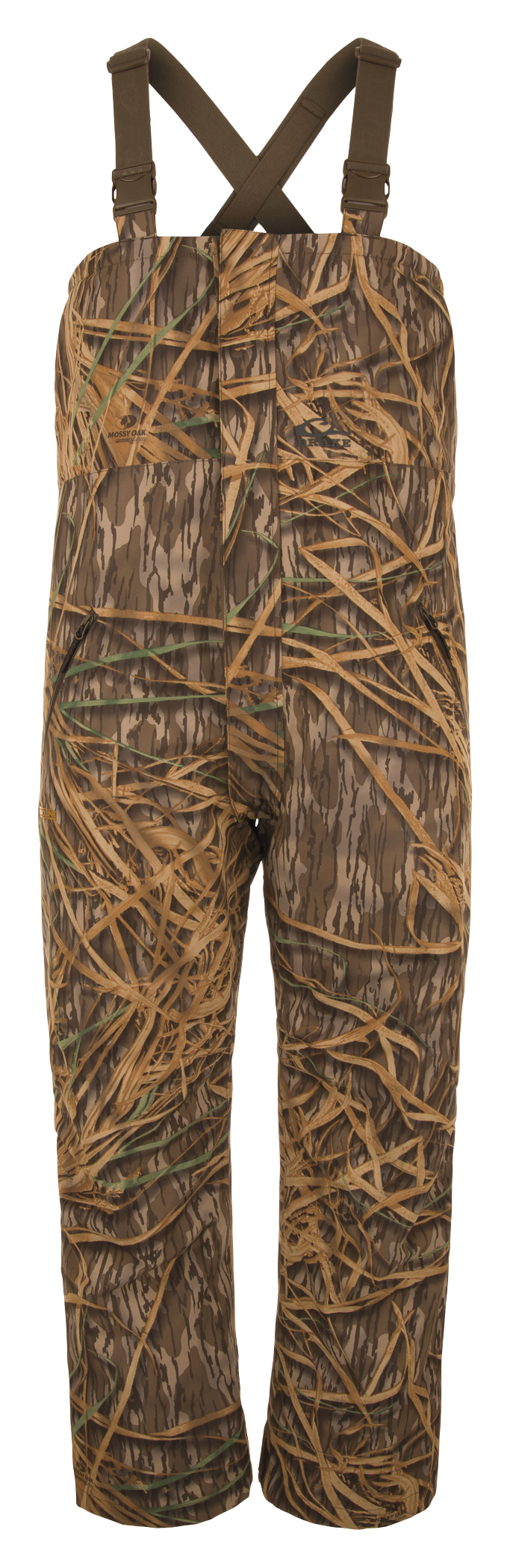 Image of Drake Waterfowl LST Hardline Insulated Bibs - Mossy Oak Shadow Grass