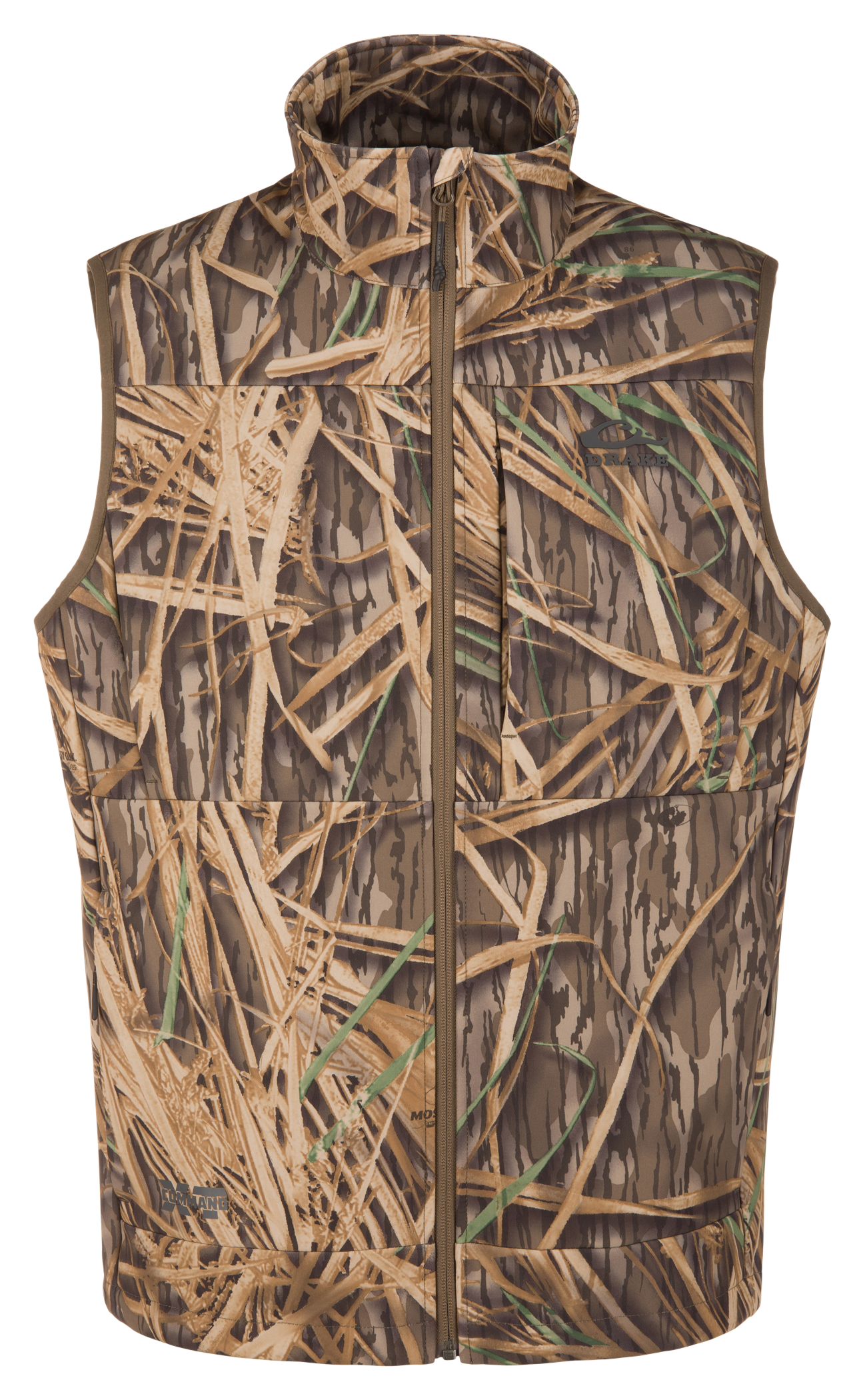 Image of Drake Waterfowl MST CommandXT Softshell Vest - Mossy Oak Shadow Grass