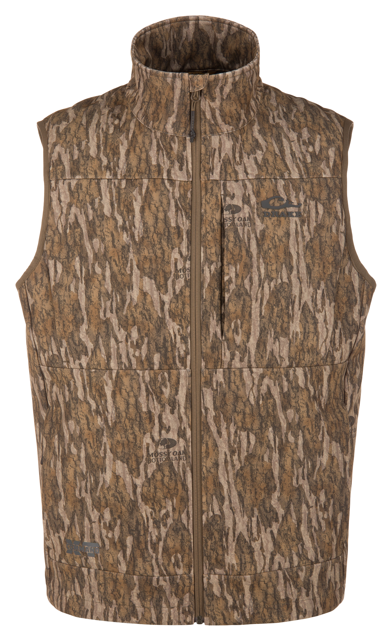 Image of Drake Waterfowl MST CommandXT Softshell Vest - Mossy Oak Bottomland