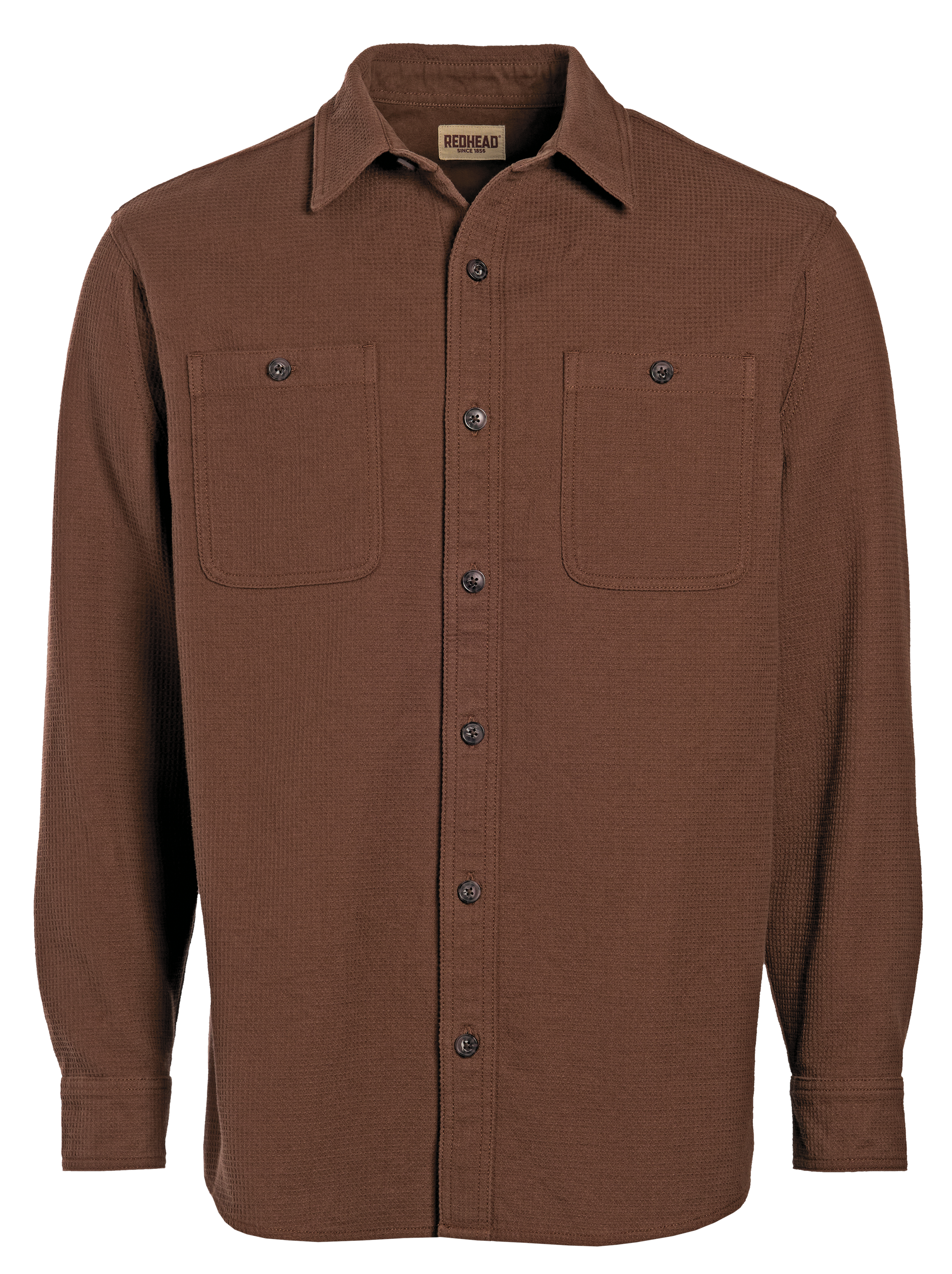 Image of RedHead Rushmore Waffle Utility Long-Sleeve Shirt - Cappuccino