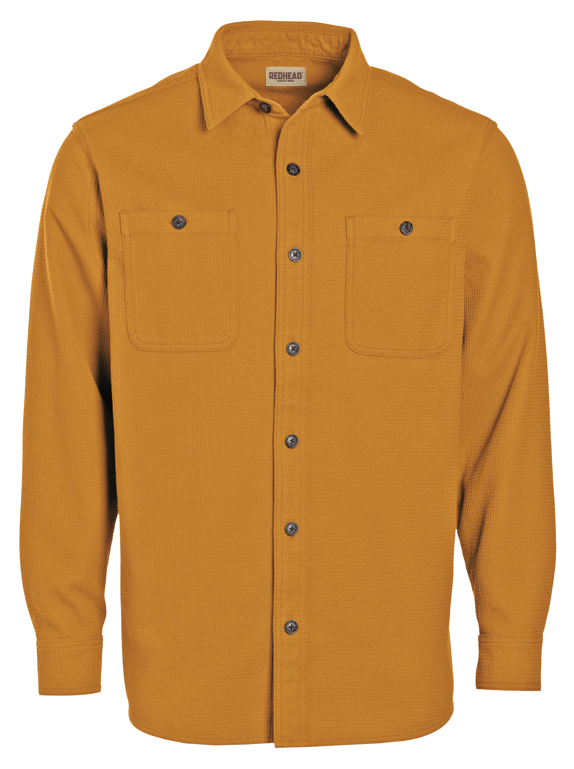 Image of RedHead Rushmore Waffle Utility Long-Sleeve Shirt - Buckthorn