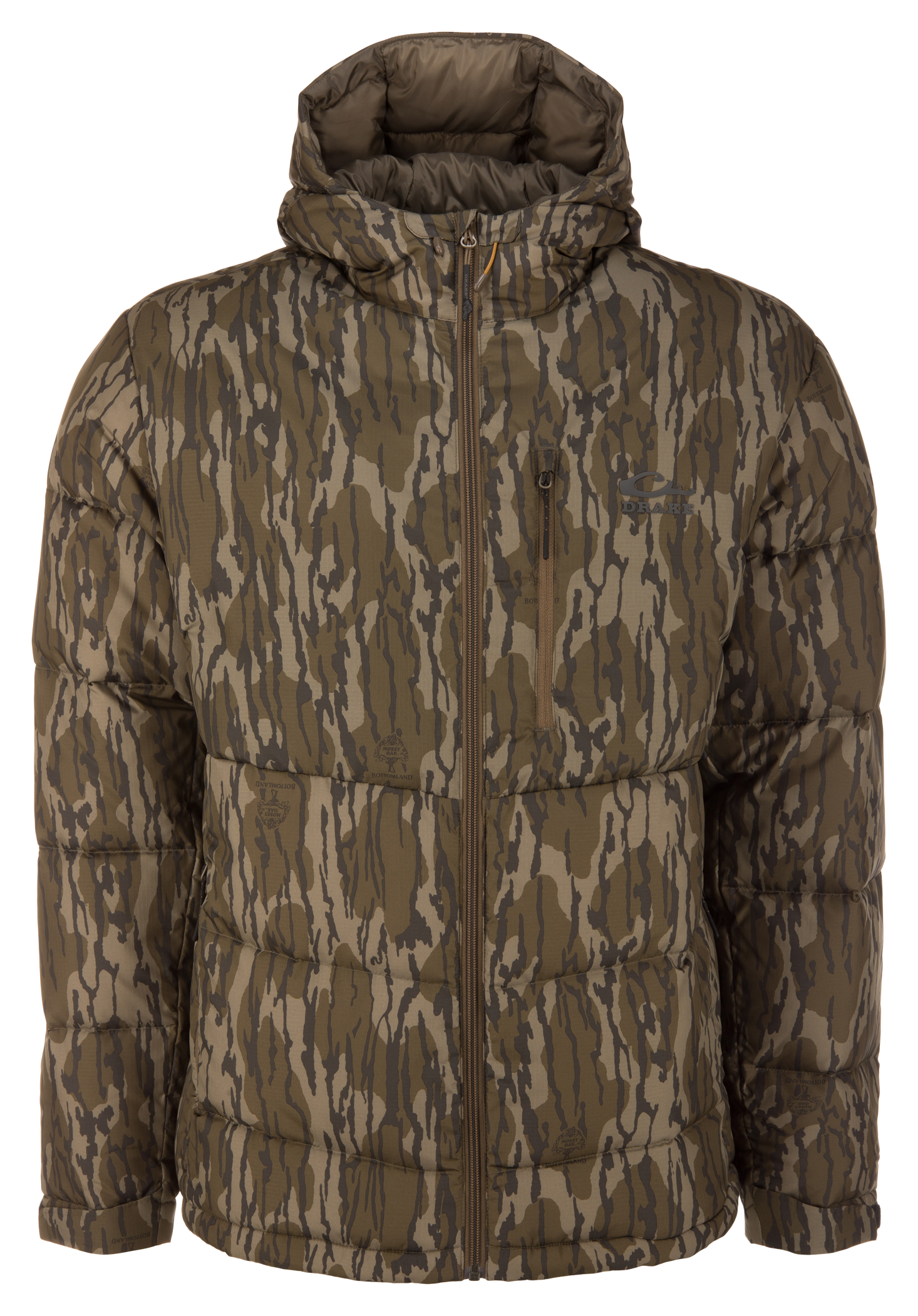Drake Waterfowl Drake Waterfowl BMF Down Jacket - Mossy Oak Bottomland Original - $249.99 at Bass Pro Shops