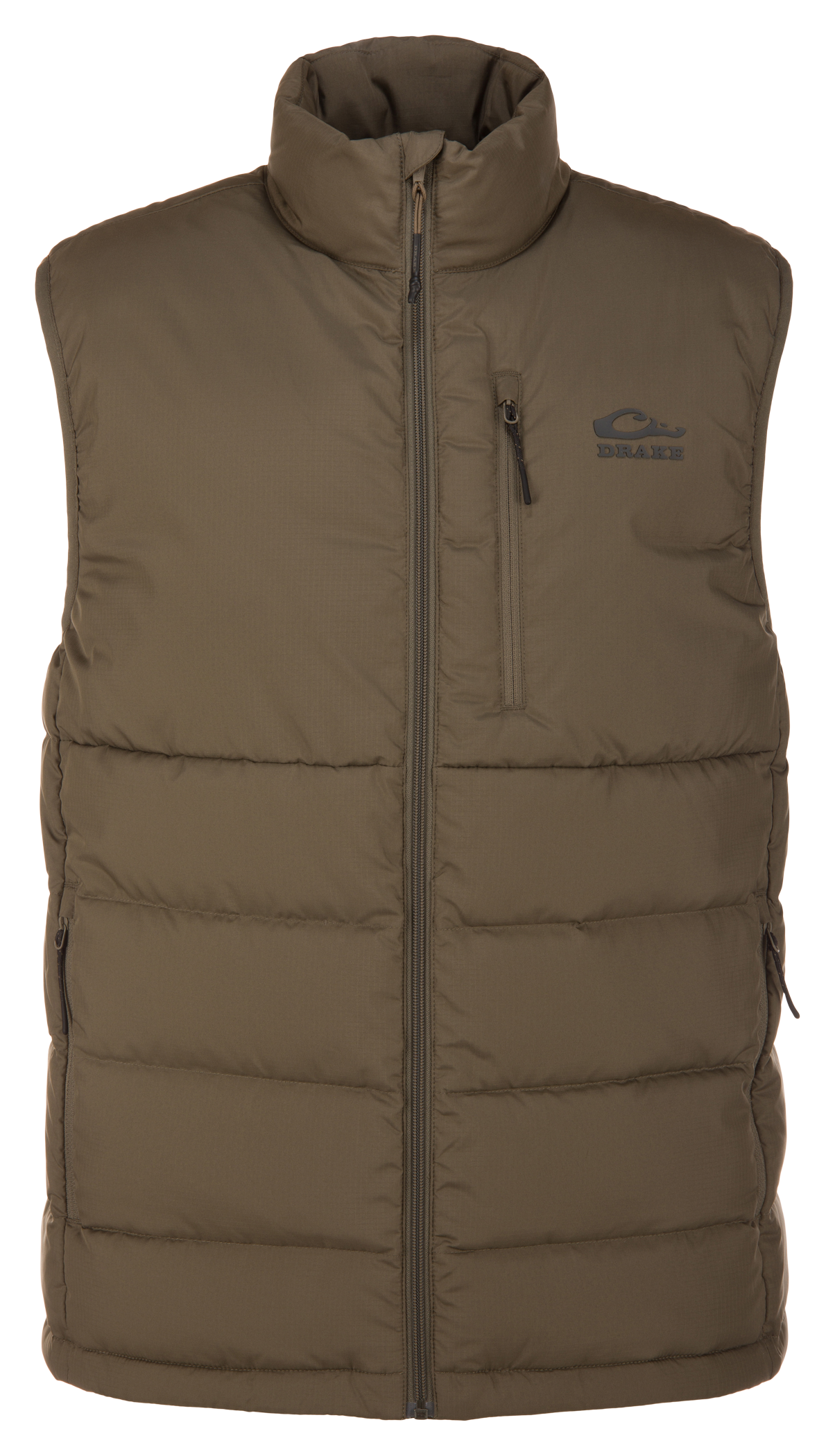 Image of Drake Waterfowl BMF Down Vest - Mud Brown