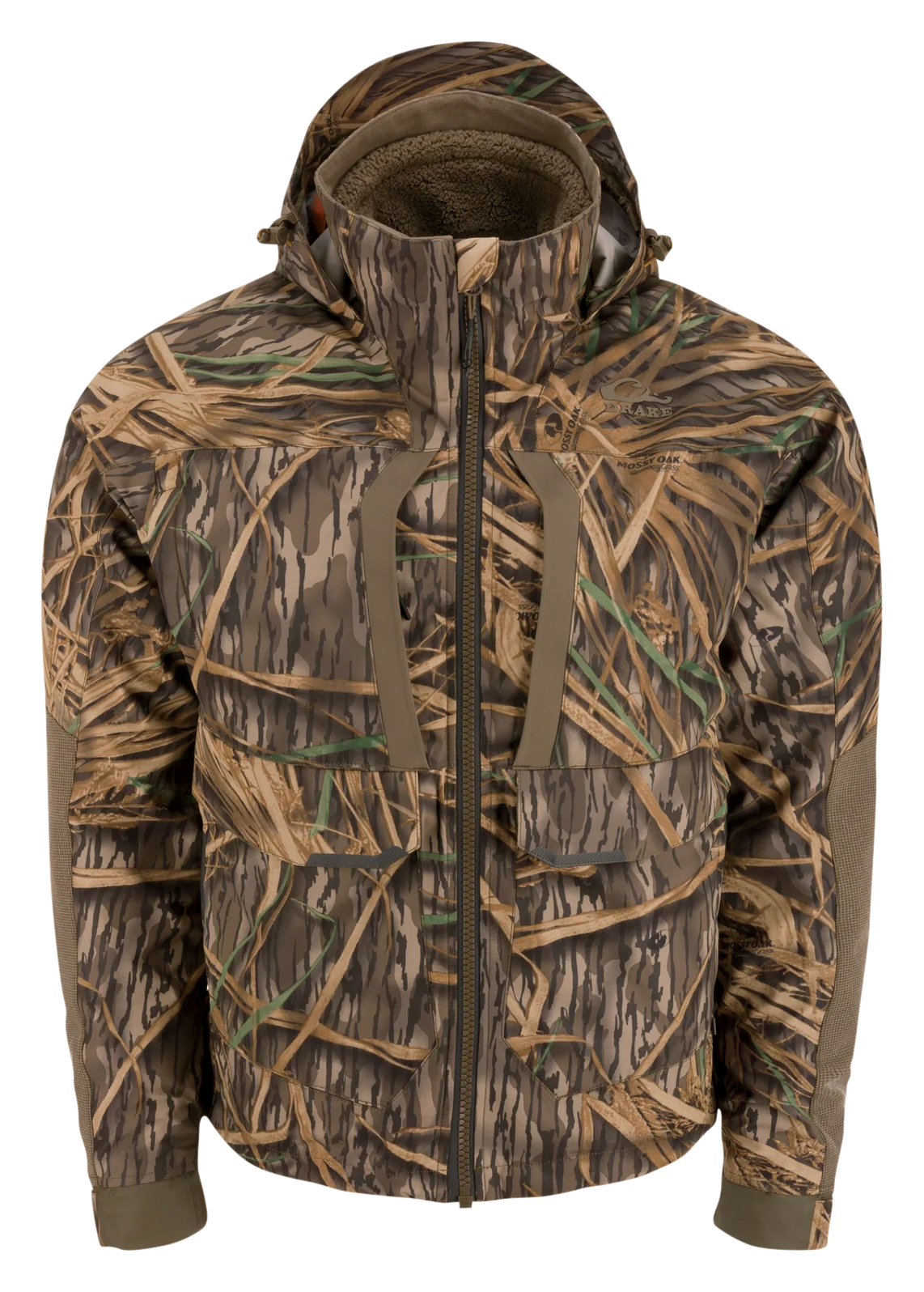 Image of Drake Waterfowl LST BMF Pit Jacket - Mossy Oak Shadow Grass
