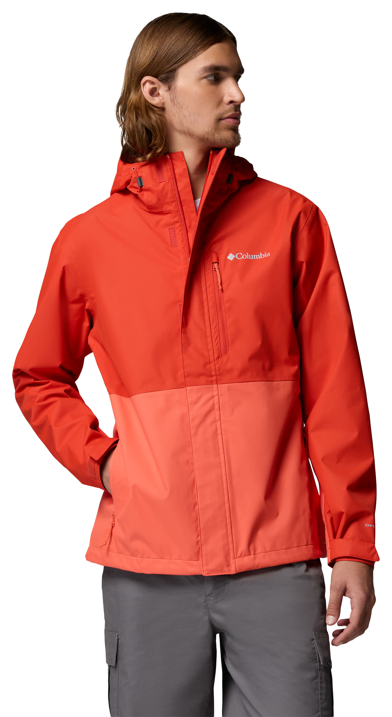 Image of Columbia Hikebound II Rain Jacket - Super Sonic/Zing