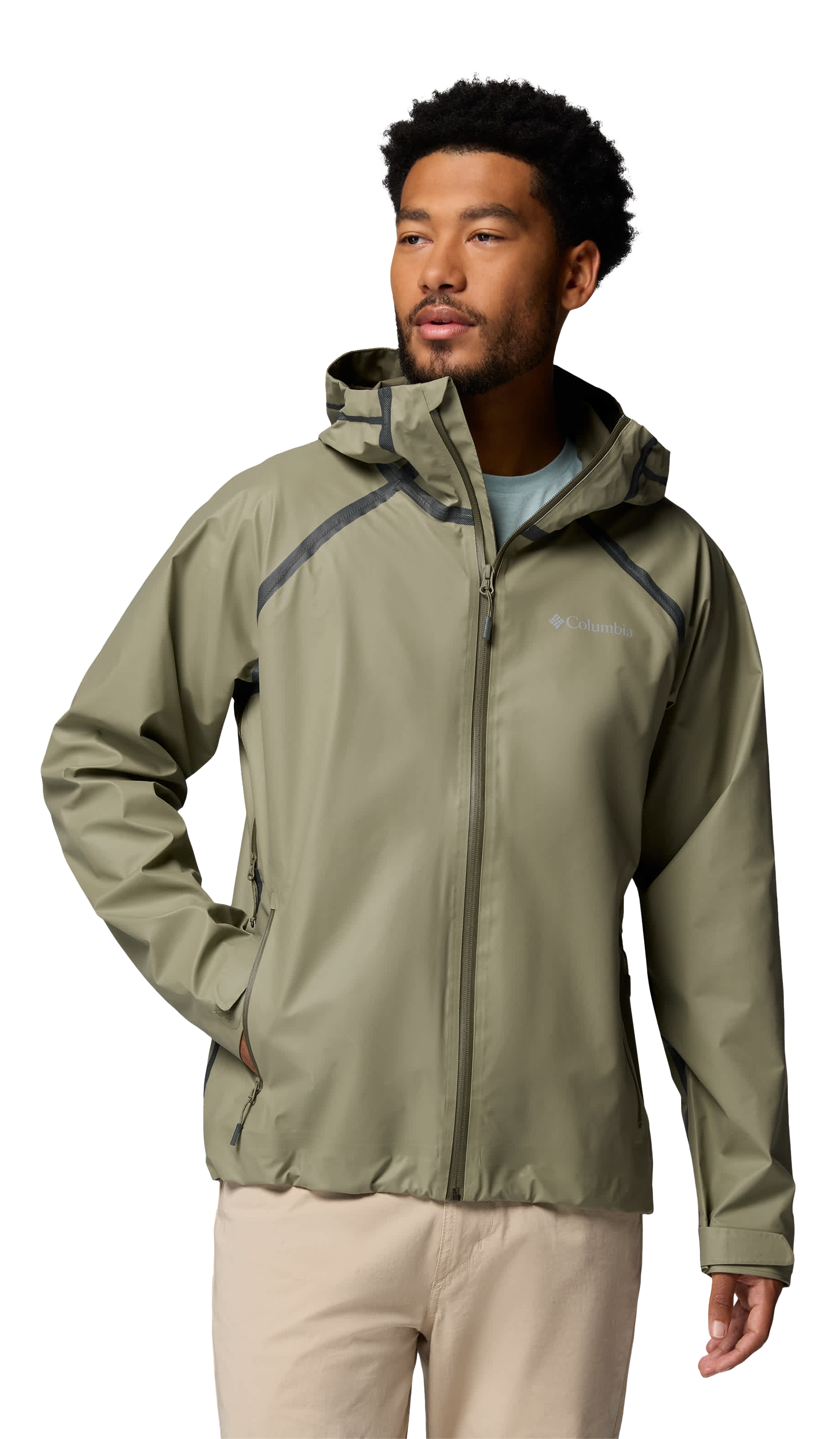 Image of Columbia Reign No Shine Jacket - Stone Green