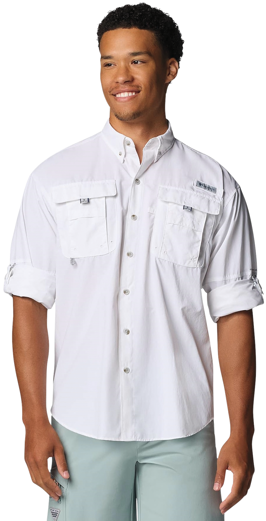 Image of Columbia PFG Bahama II Long-Sleeve Button-Down Fishing Shirt