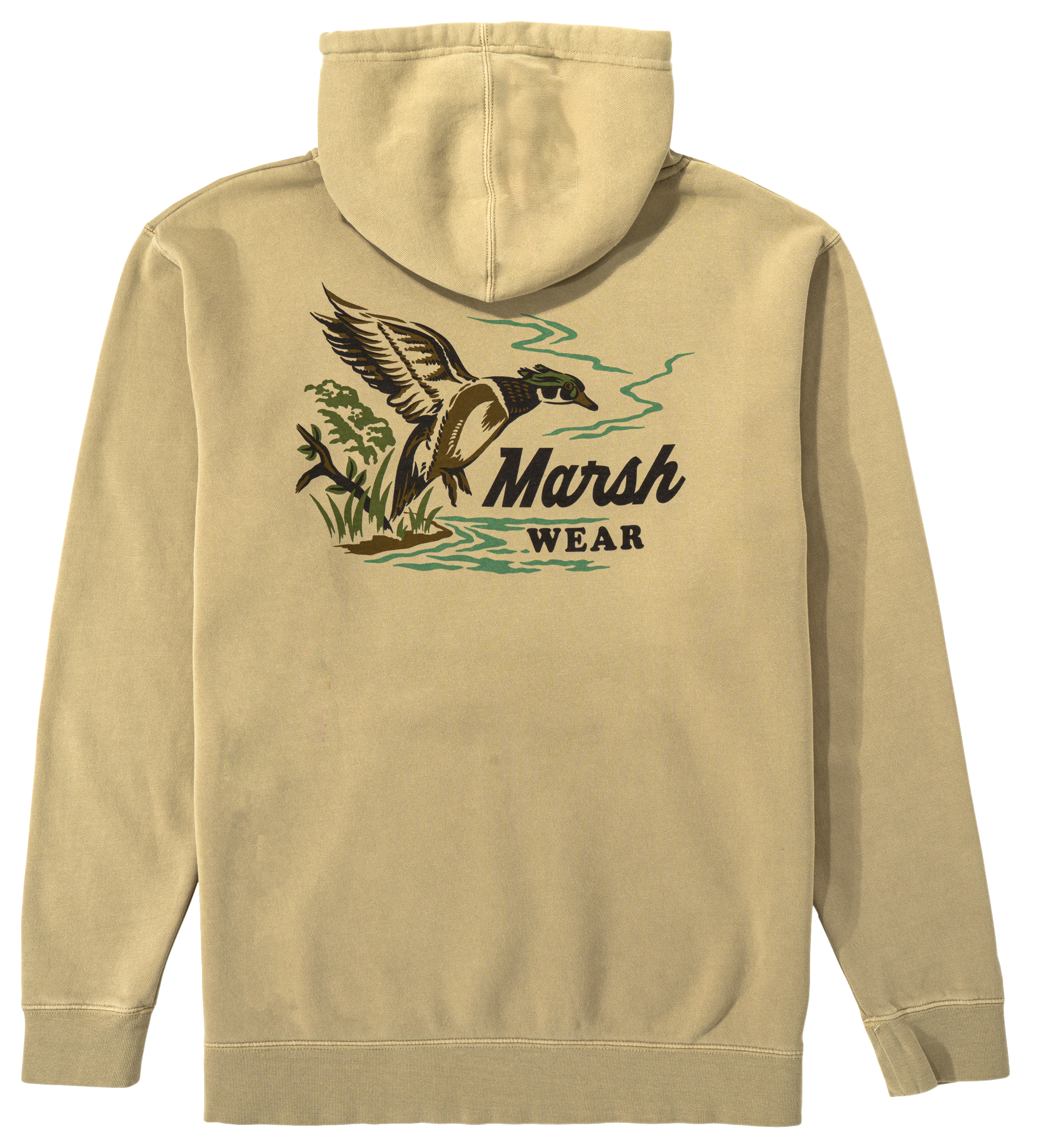 Image of Marsh Wear Wood Duck Hoodie - Sandstone