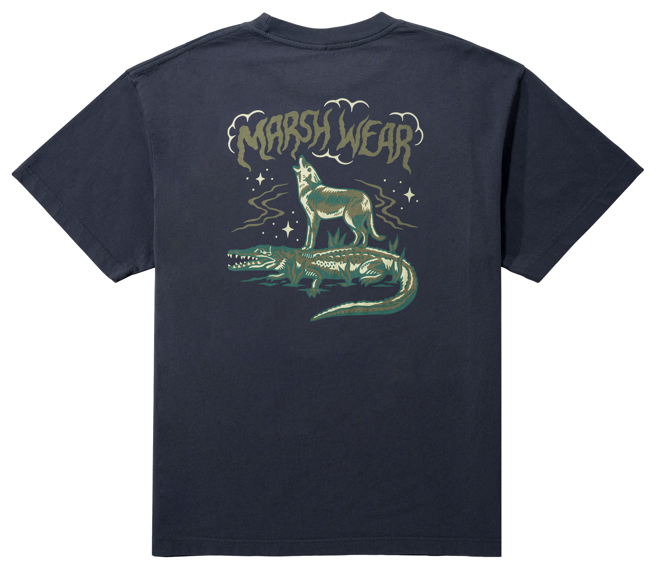 Marsh Wear Midnight Rider Heavyweight Short-Sleeve T-Shirt - Navy