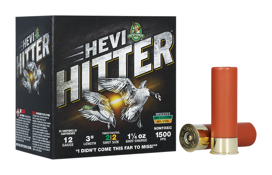 Image of "HEVI-Shot HEVI-Hitter 12-Ga. 3"" 1-1/4 Oz. Shotshells - #2 - 250 Rounds"