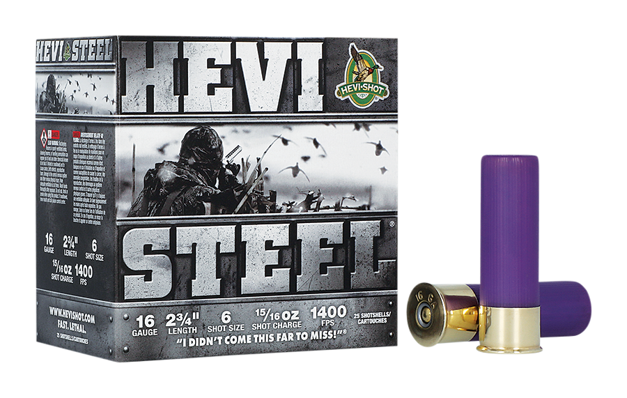 Image of "HEVI-Shot HEVI-Steel 16-Ga. 2-3/4"" 15/16 oz. Shotshells - #6 - 250 Rounds"