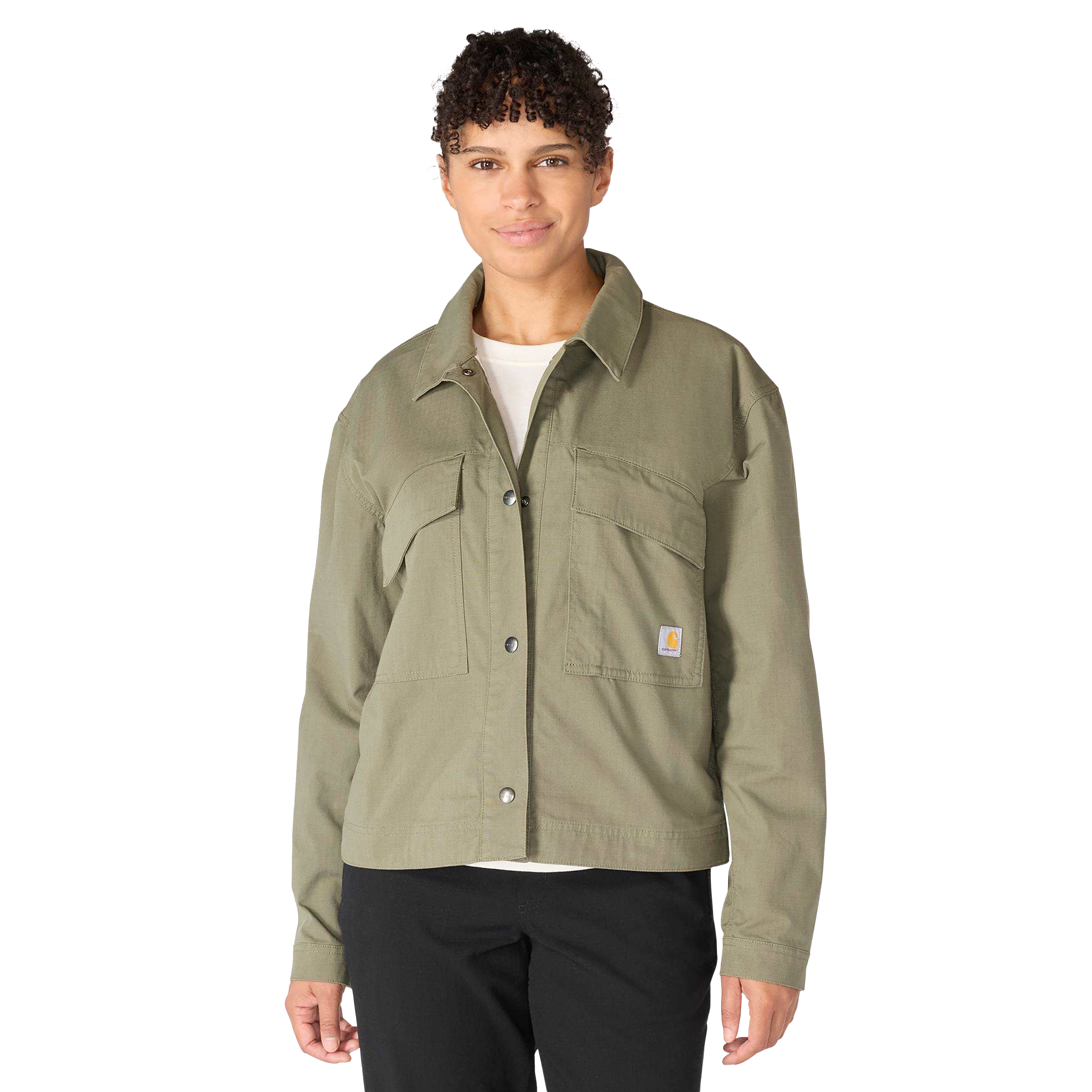 Image of Carhartt Ripstop Utility Jacket - Dusty Olive