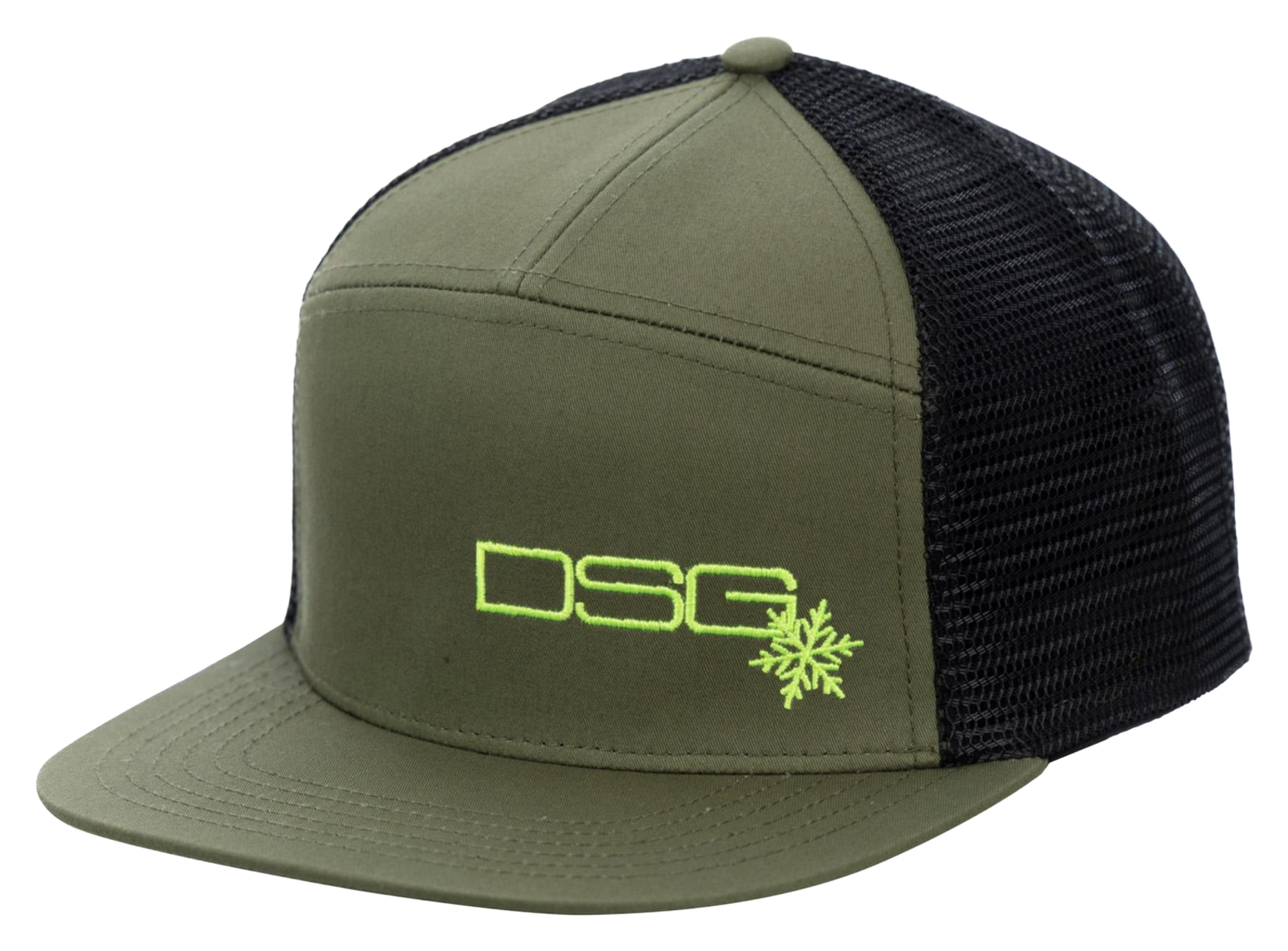 Image of DSG Outerwear Flat Brim Cap - Fresh Olive