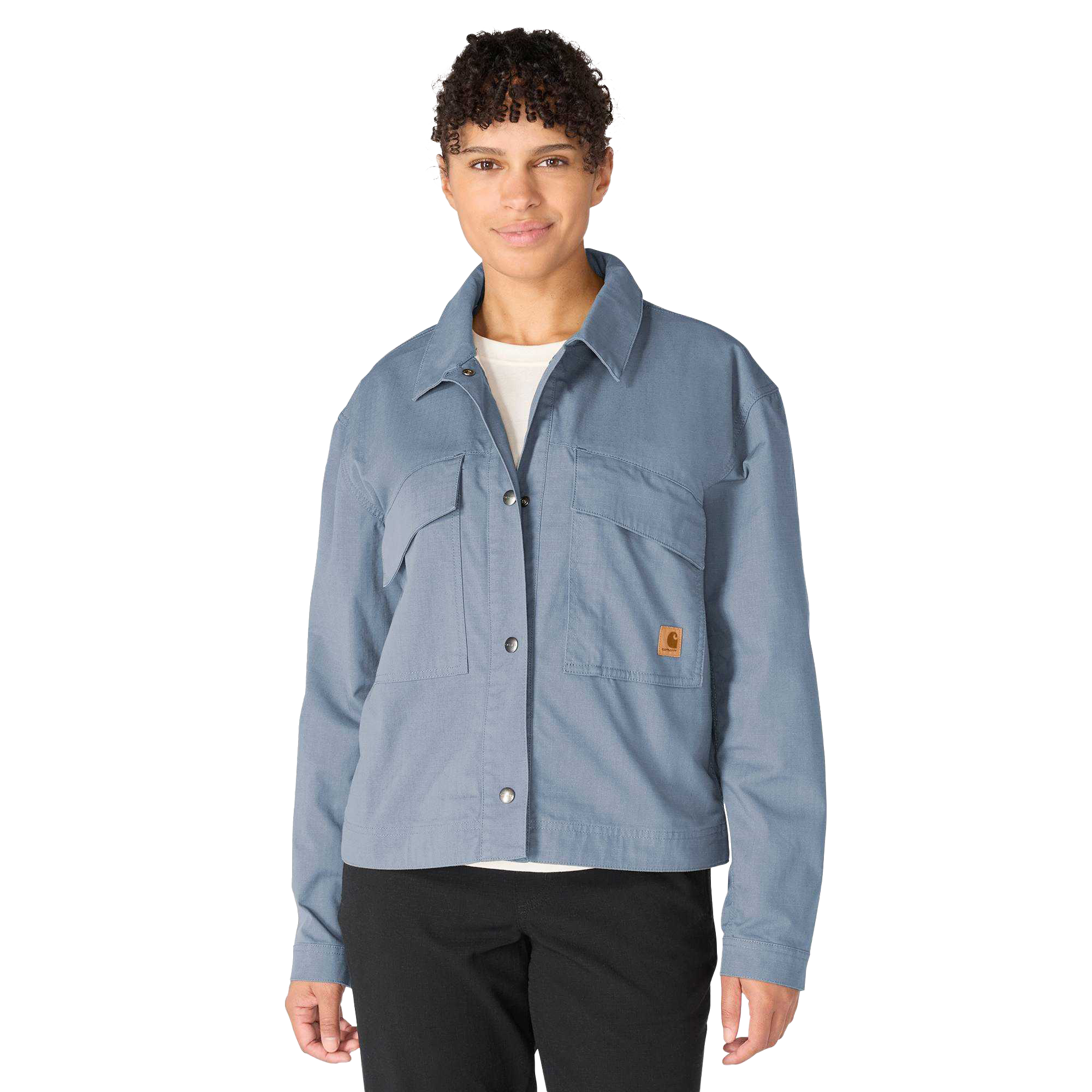 Image of Carhartt Ripstop Utility Jacket - Iron Blue