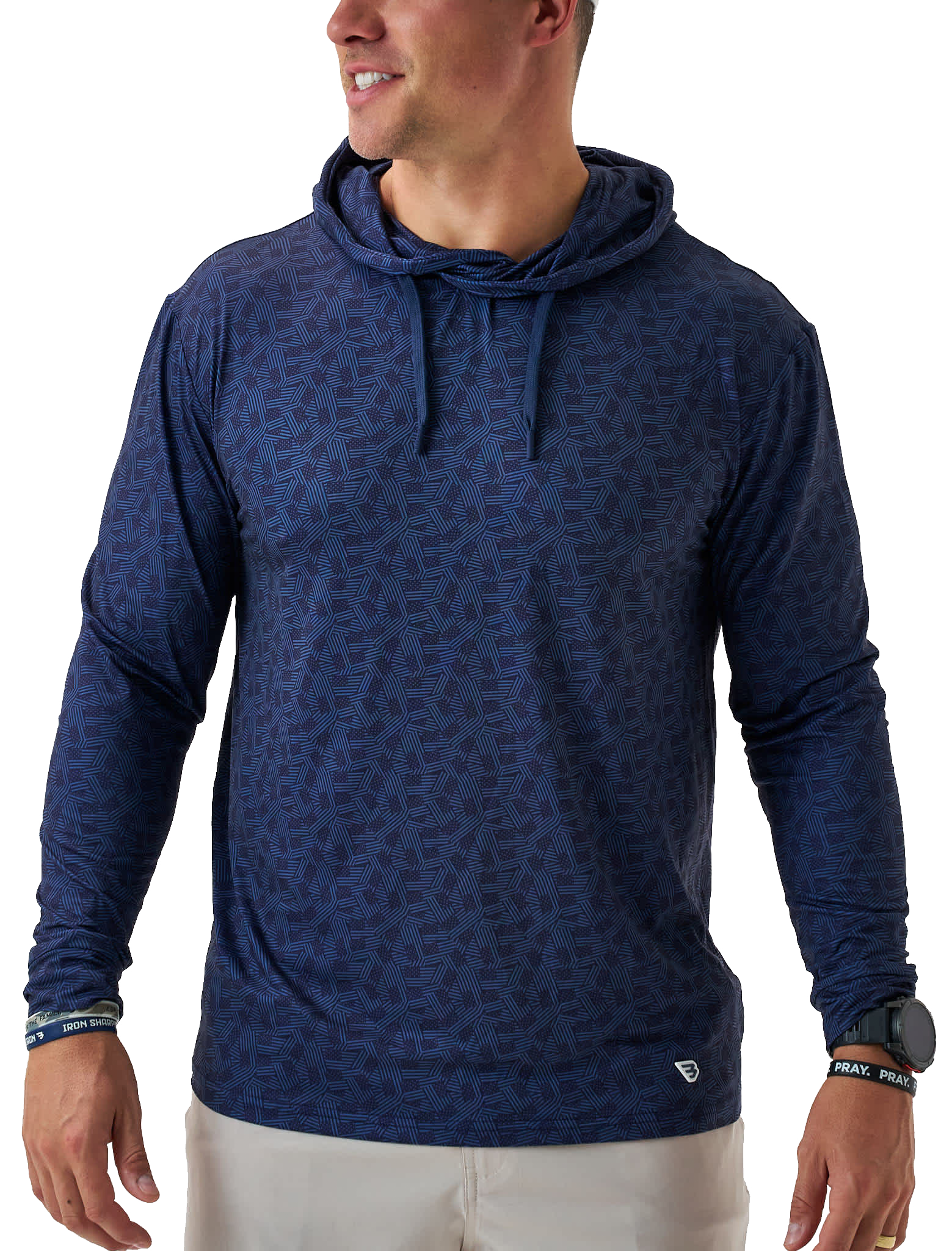 BURLEBO Performance Hoodie - Stars and Stripes