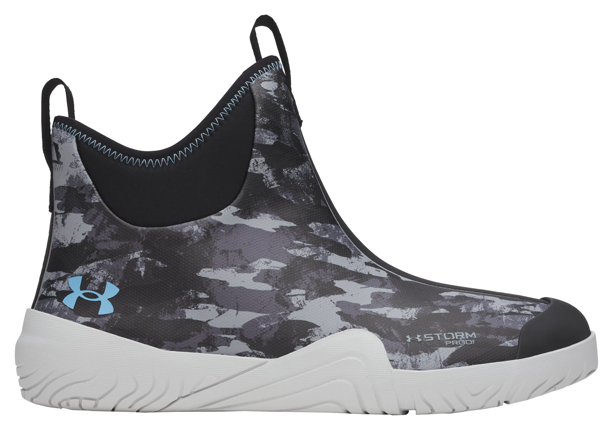 Image of Under Armour BlacktipH Shoreman Deck Boots for Men - Black Camo