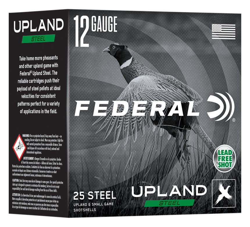 Image of "Federal Upland 12-Ga. 2-3/4"" 1-1/8 oz. Steel Shotshells - #4 - 250 Rounds"