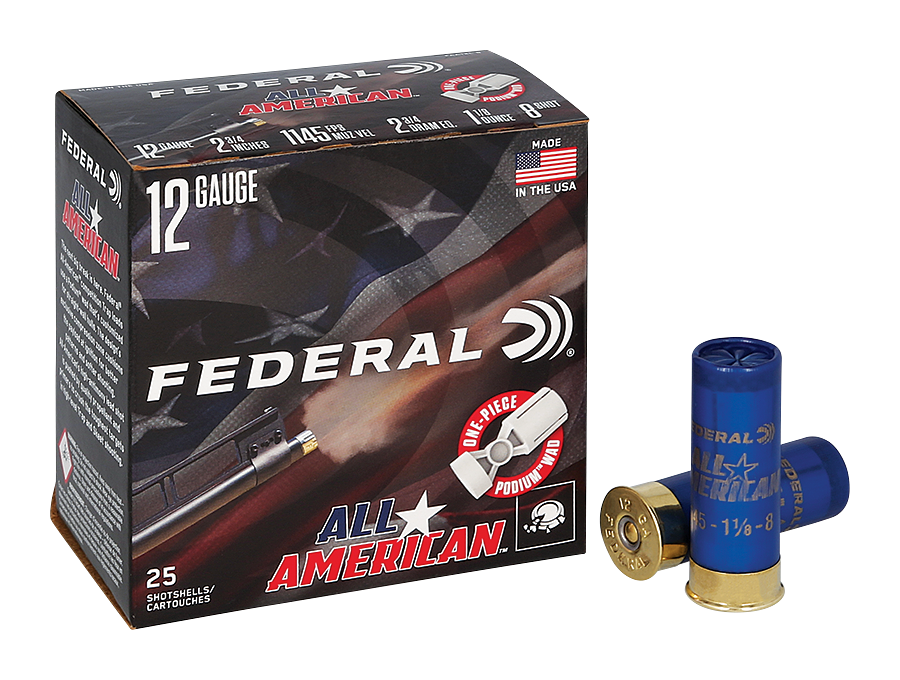 Image of "Federal All-American 12-Ga. 2-3/4"" 1-1/8 Oz. 1,145 FPS Competition Trap Shotshells"