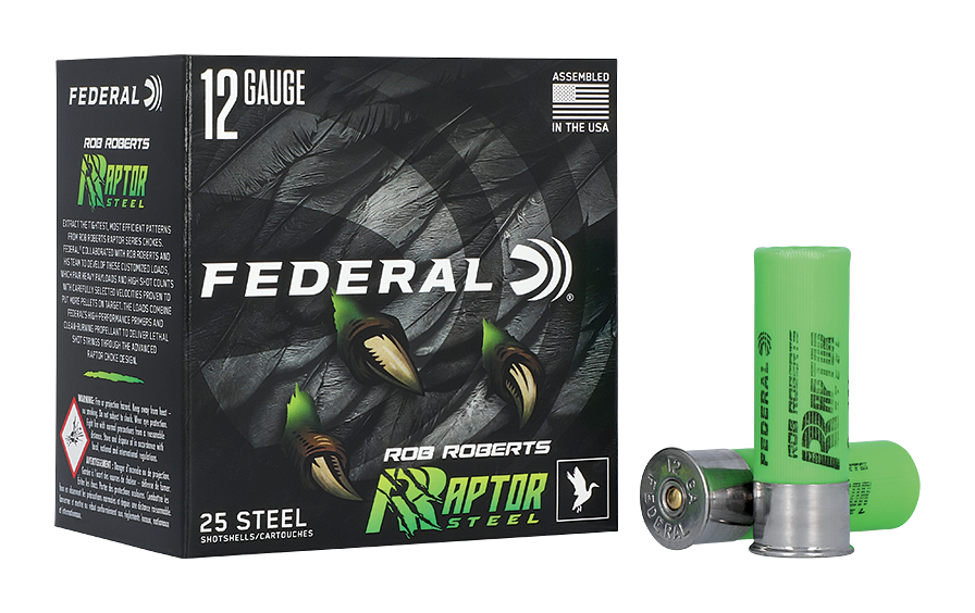 Image of "Federal Rob Roberts Raptor Steel 12-Ga. 3"" 1-3/8 oz. Shotshells - #3 - 250 Rounds"