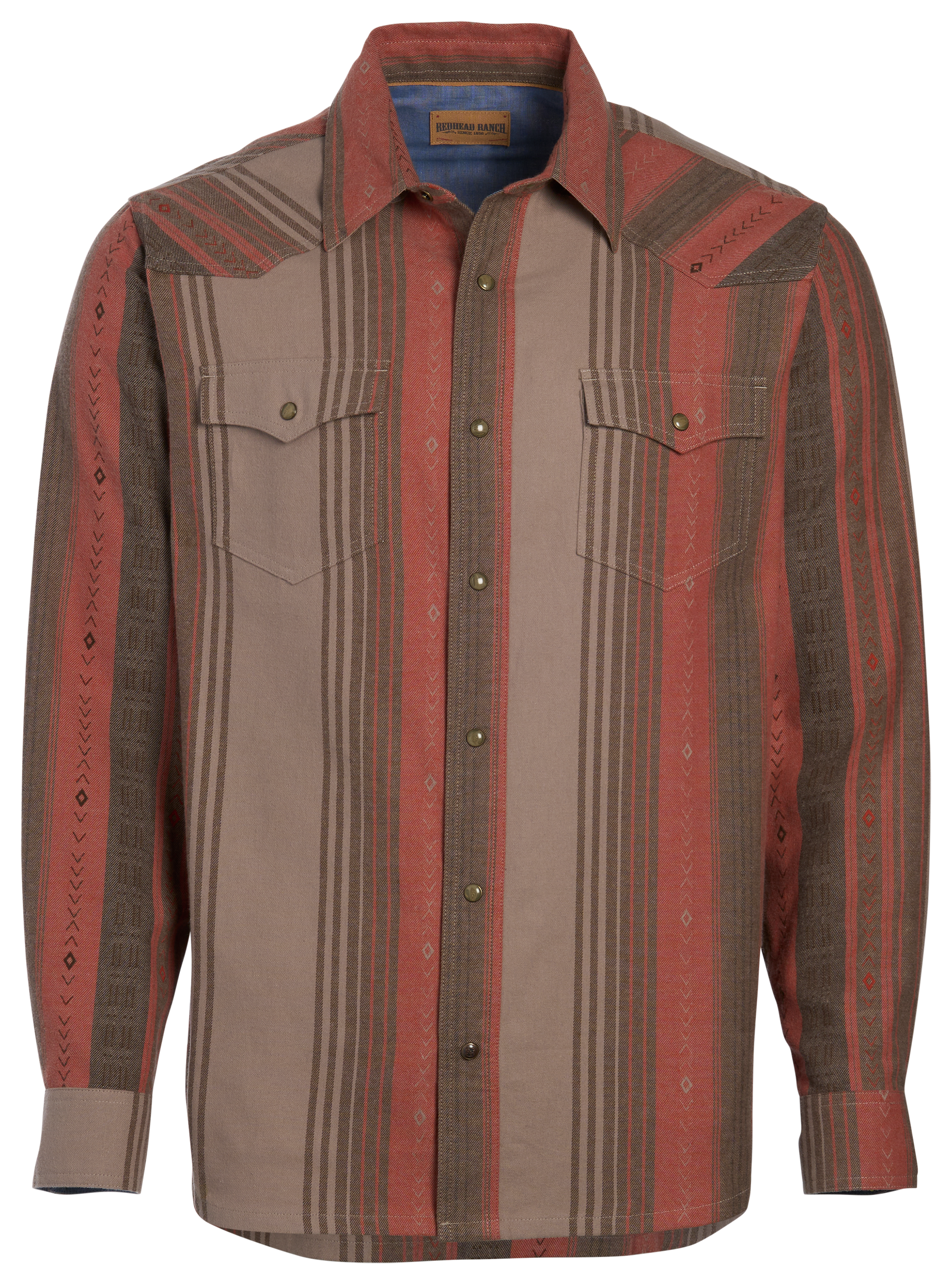 Image of RedHead Ranch Bodie Button-Down Serape - Desert Taupe