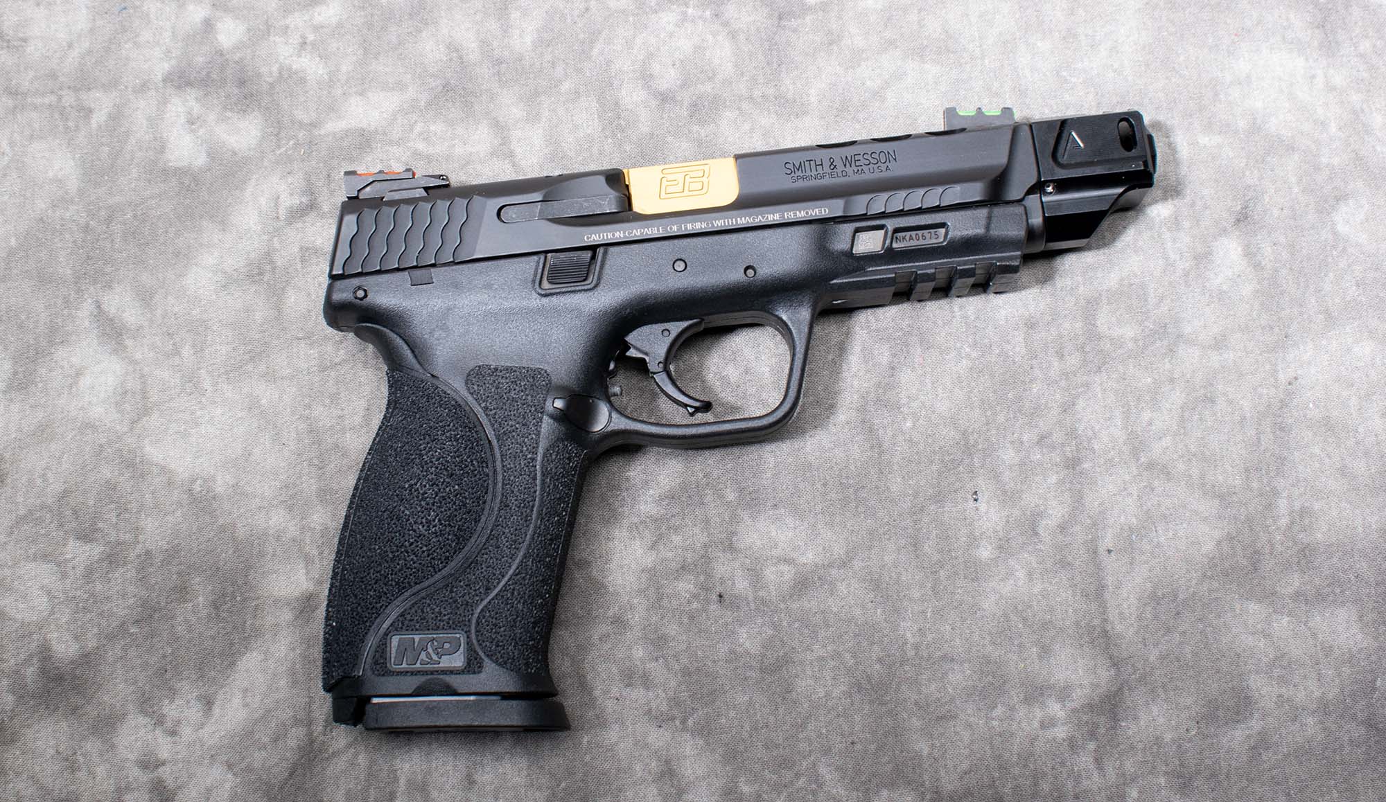 SMITH &WESSON ~ M&ampP9 PERFORMANCE CENTER COMPENSATED ~ 9mm LUGER - Smith & Wesson