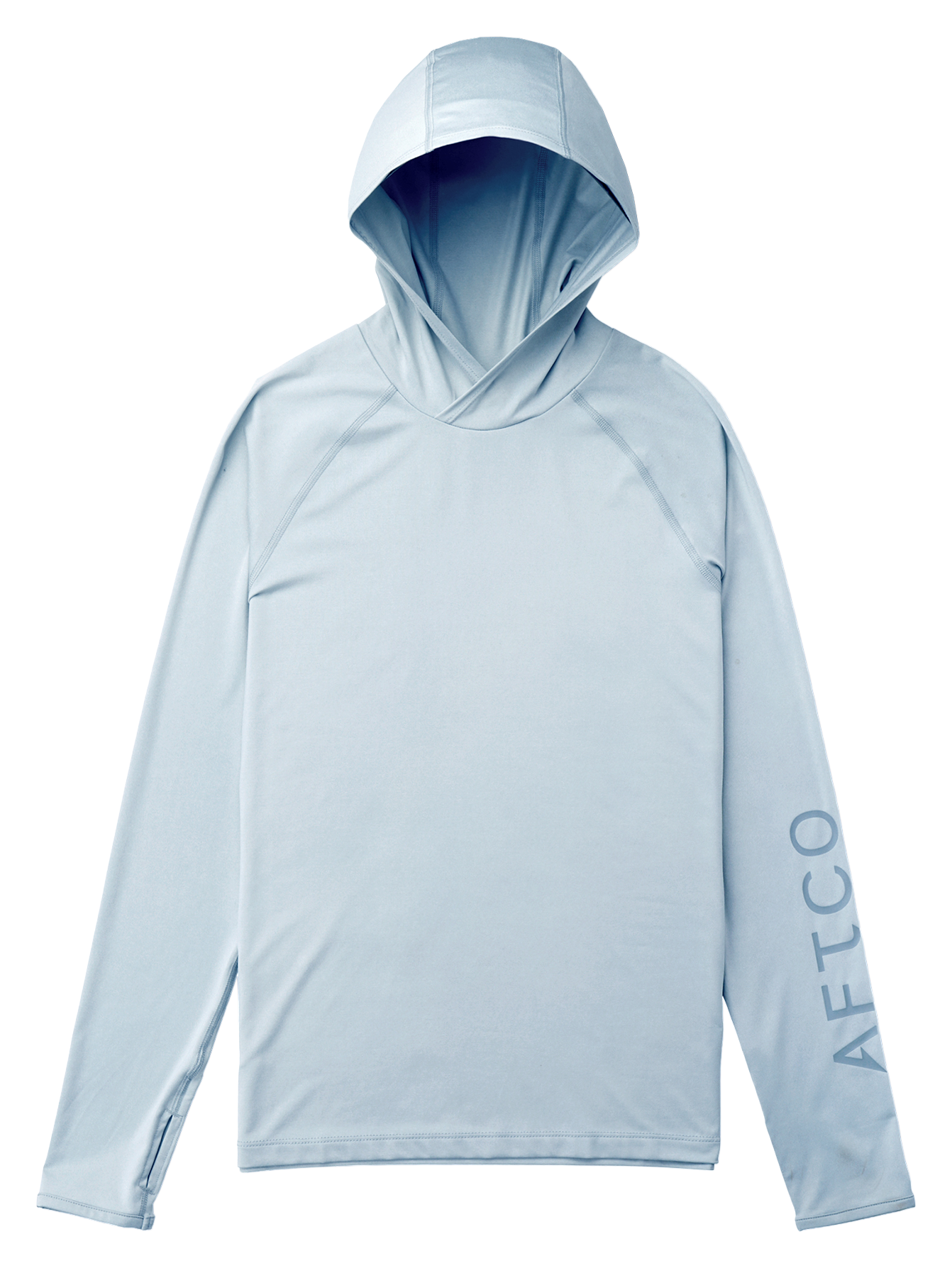 Image of AFTCO Samurai Performance Hooded Long-Sleeve Shirt - Dusk Heather