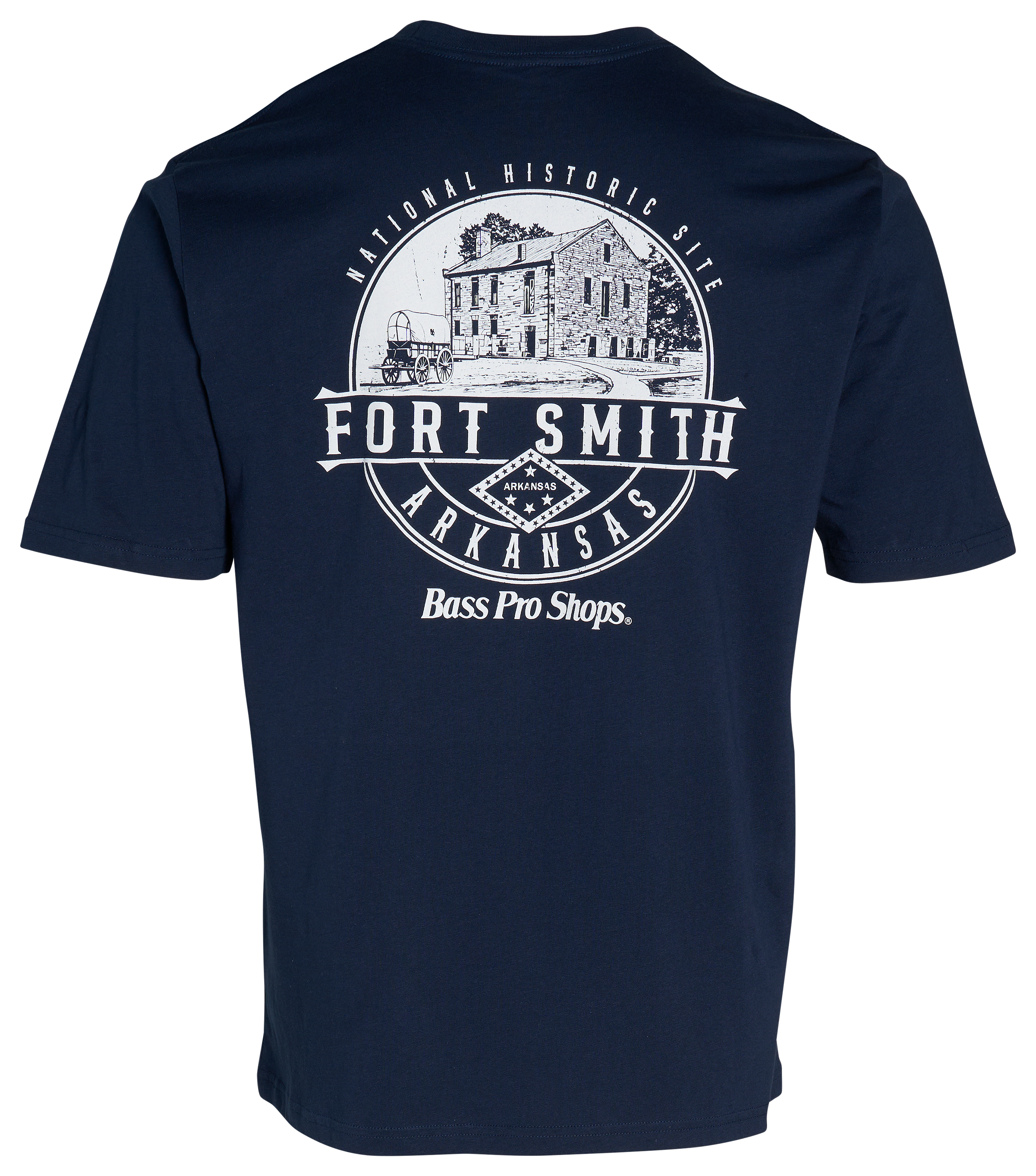 Image of Bass Pro Shops Historic Fort Smith Short-Sleeve T-Shirt - Navy