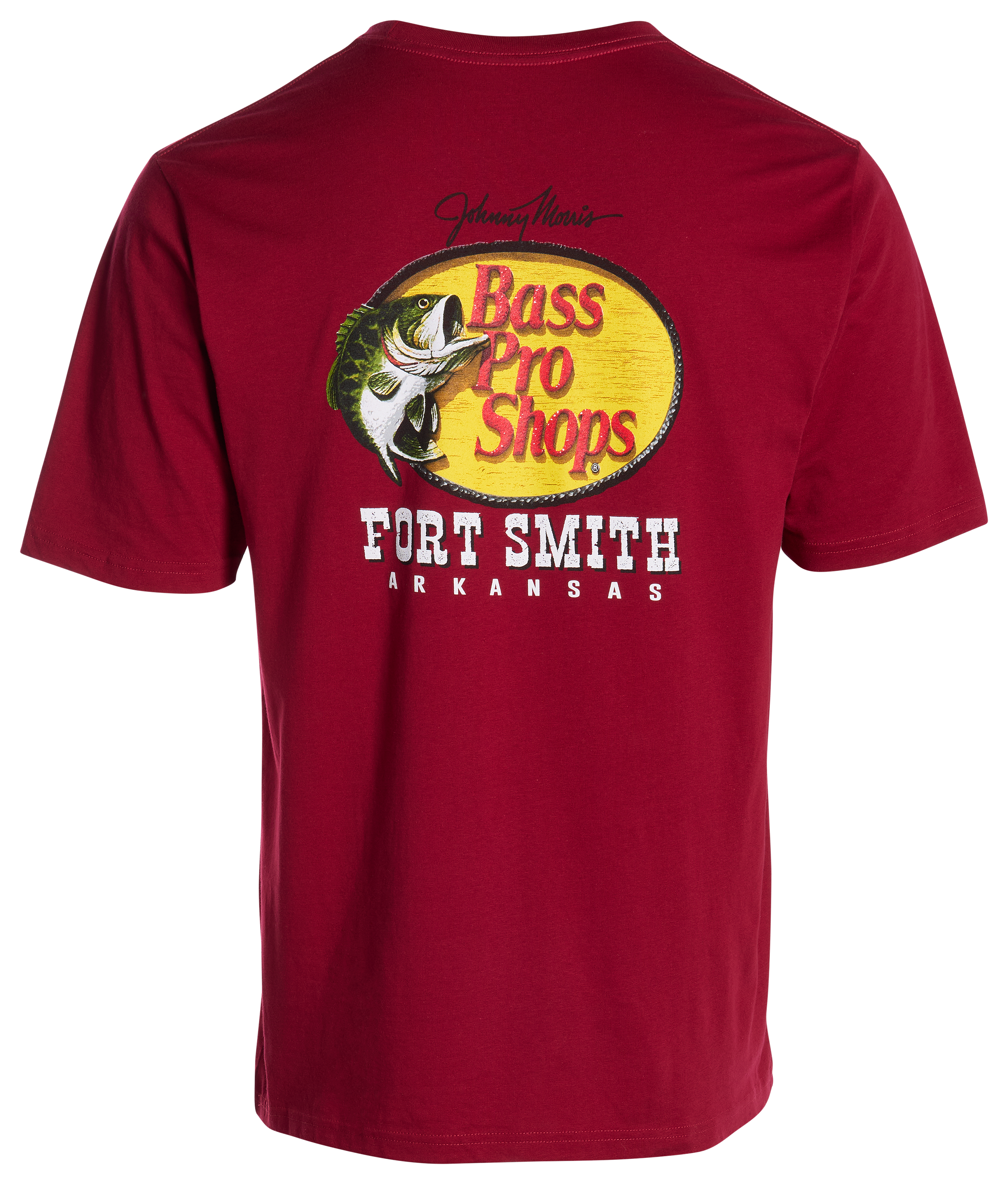 Image of Bass Pro Shops Fort Smith AR Classic Logo Short-Sleeve T-Shirt - Red