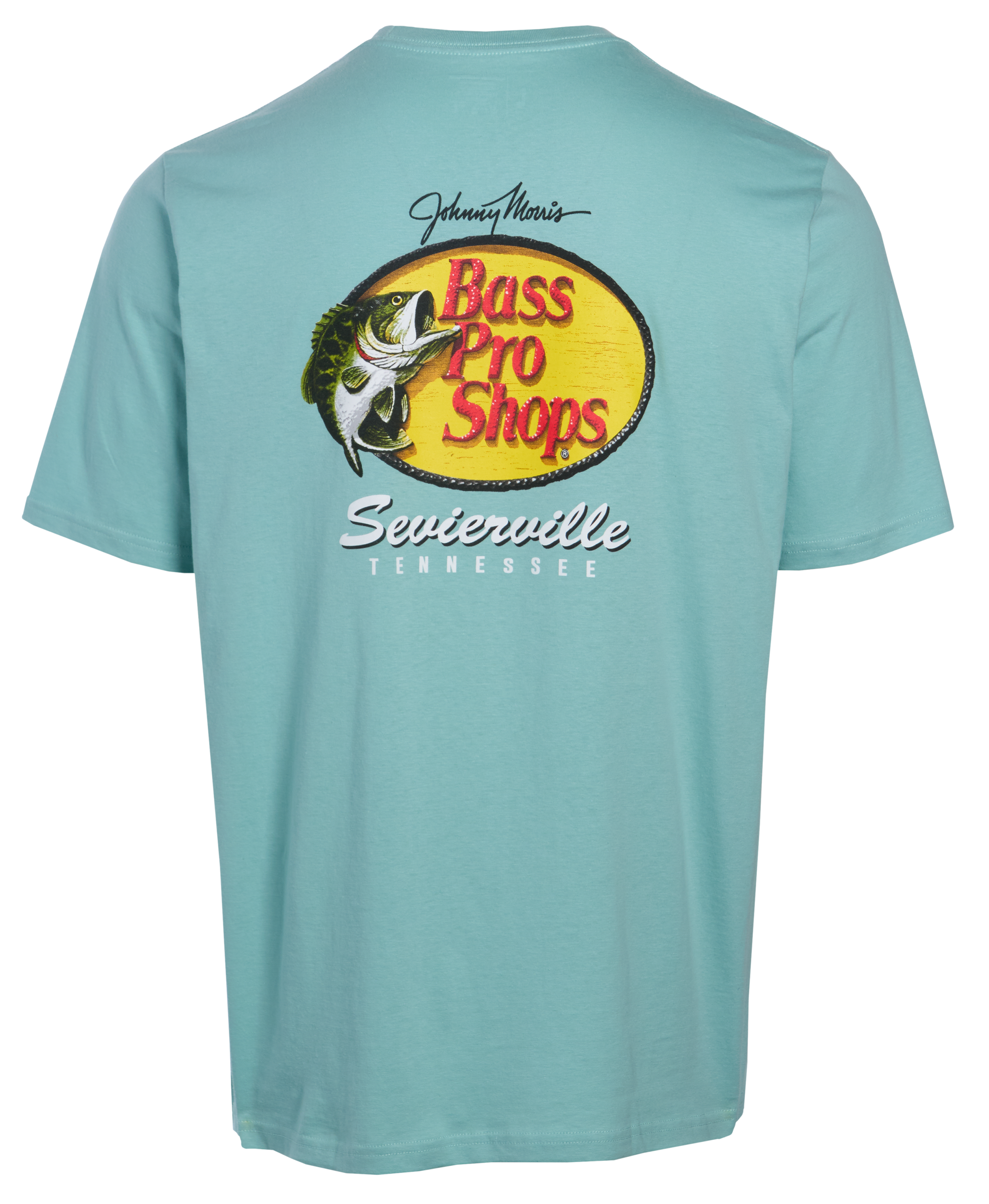 Image of Bass Pro Shops Sevierville Woodcut Logo Short-Sleeve T-Shirt - Aquifer