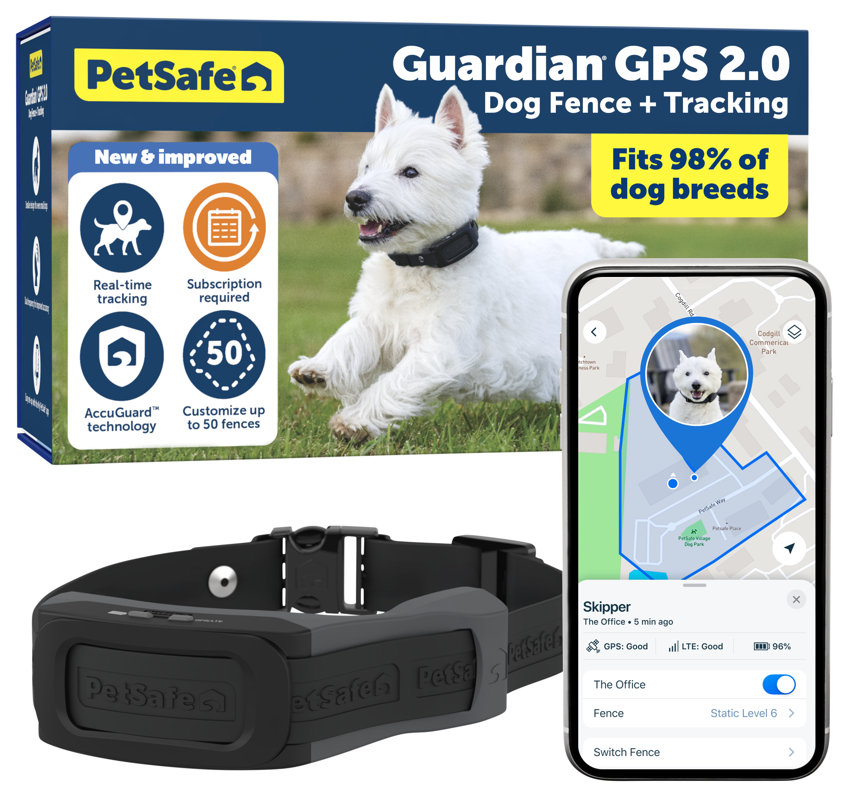 Image of PetSafe Guardian GPS 2.0 Dog Fence and Tracking