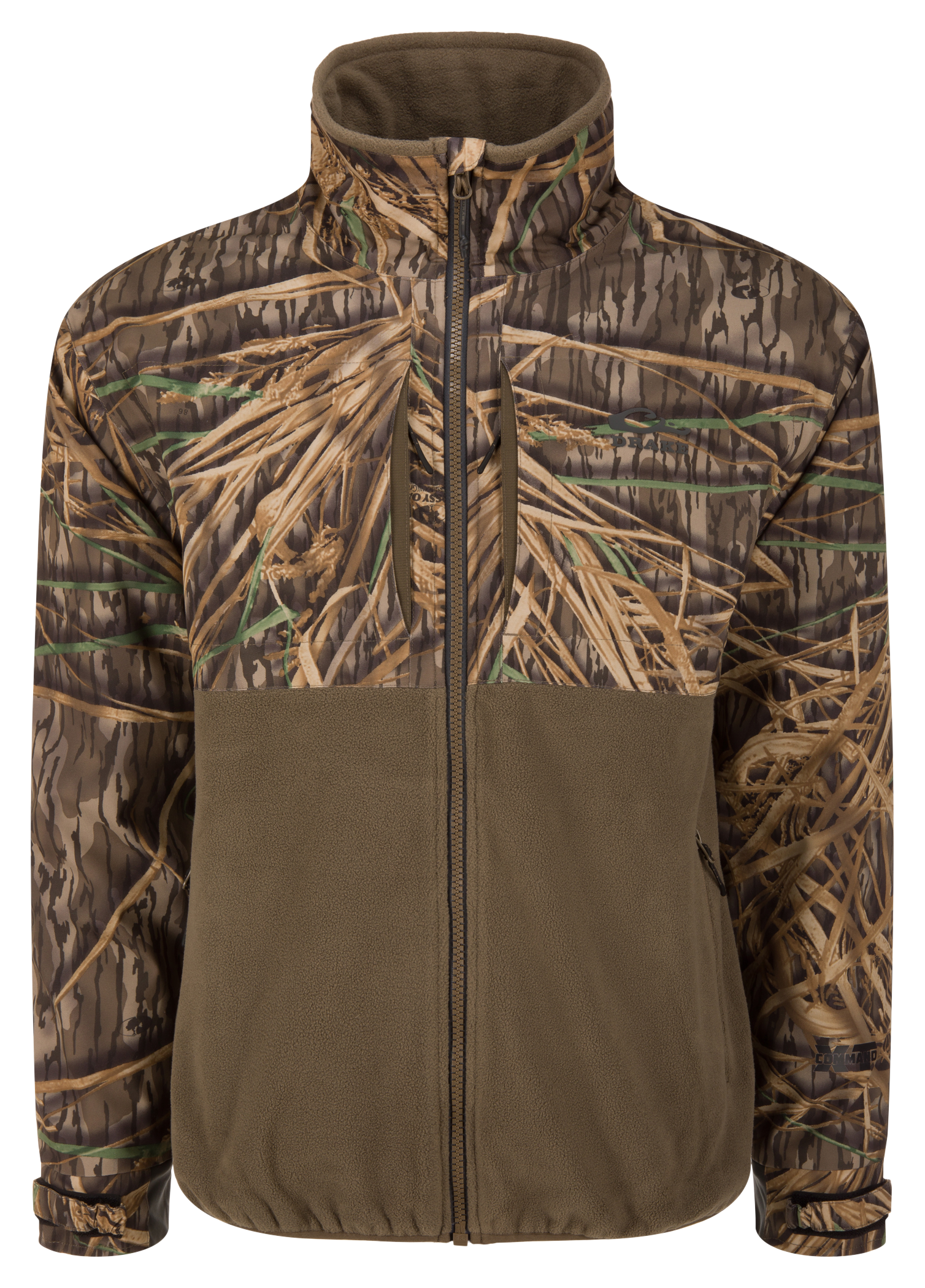 Image of Drake Waterfowl MST CommandXT Eqwader Full-Zip Jacket - Mossy Oak Shadow Grass